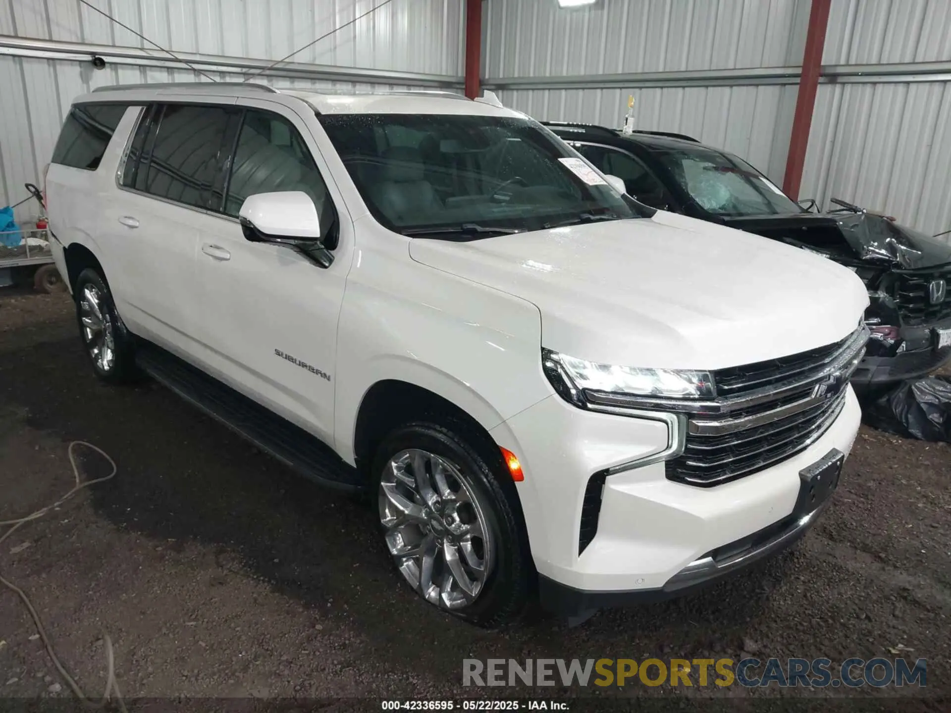 1 fotografías del automóvil dañado 1GNSKCKD7NR235784 CHEVROLET SUBURBAN 2022