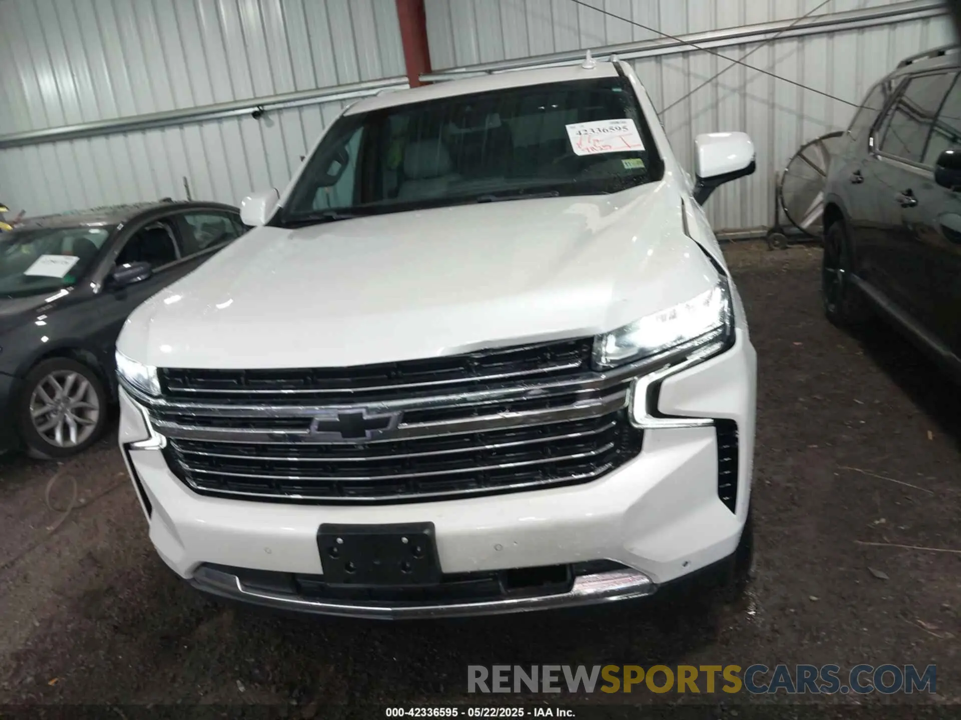 12 fotografías del automóvil dañado 1GNSKCKD7NR235784 CHEVROLET SUBURBAN 2022