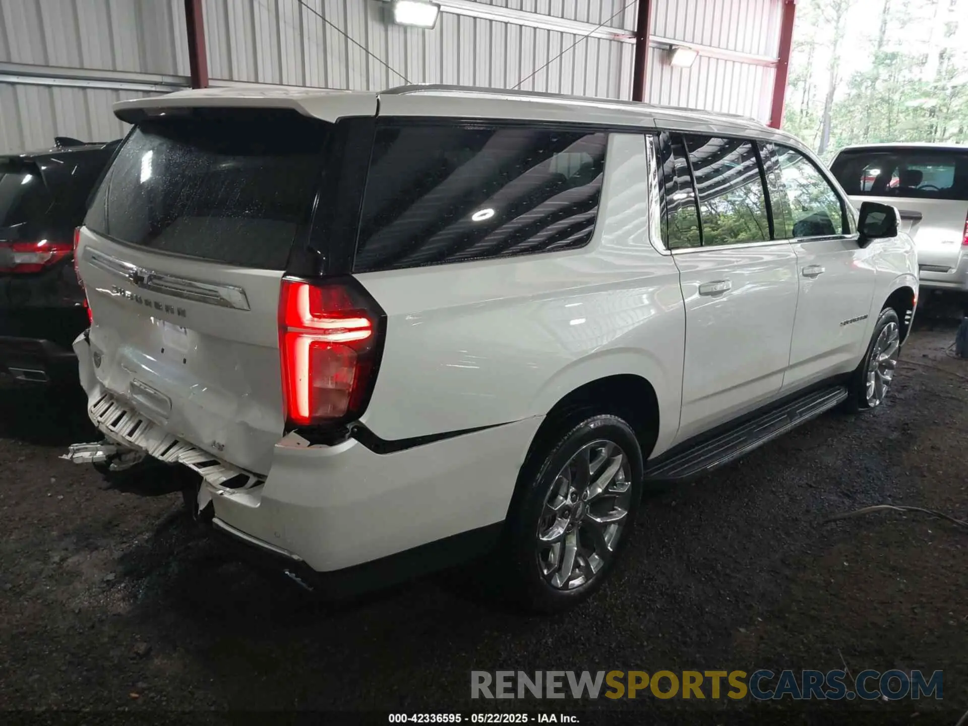 4 fotografías del automóvil dañado 1GNSKCKD7NR235784 CHEVROLET SUBURBAN 2022