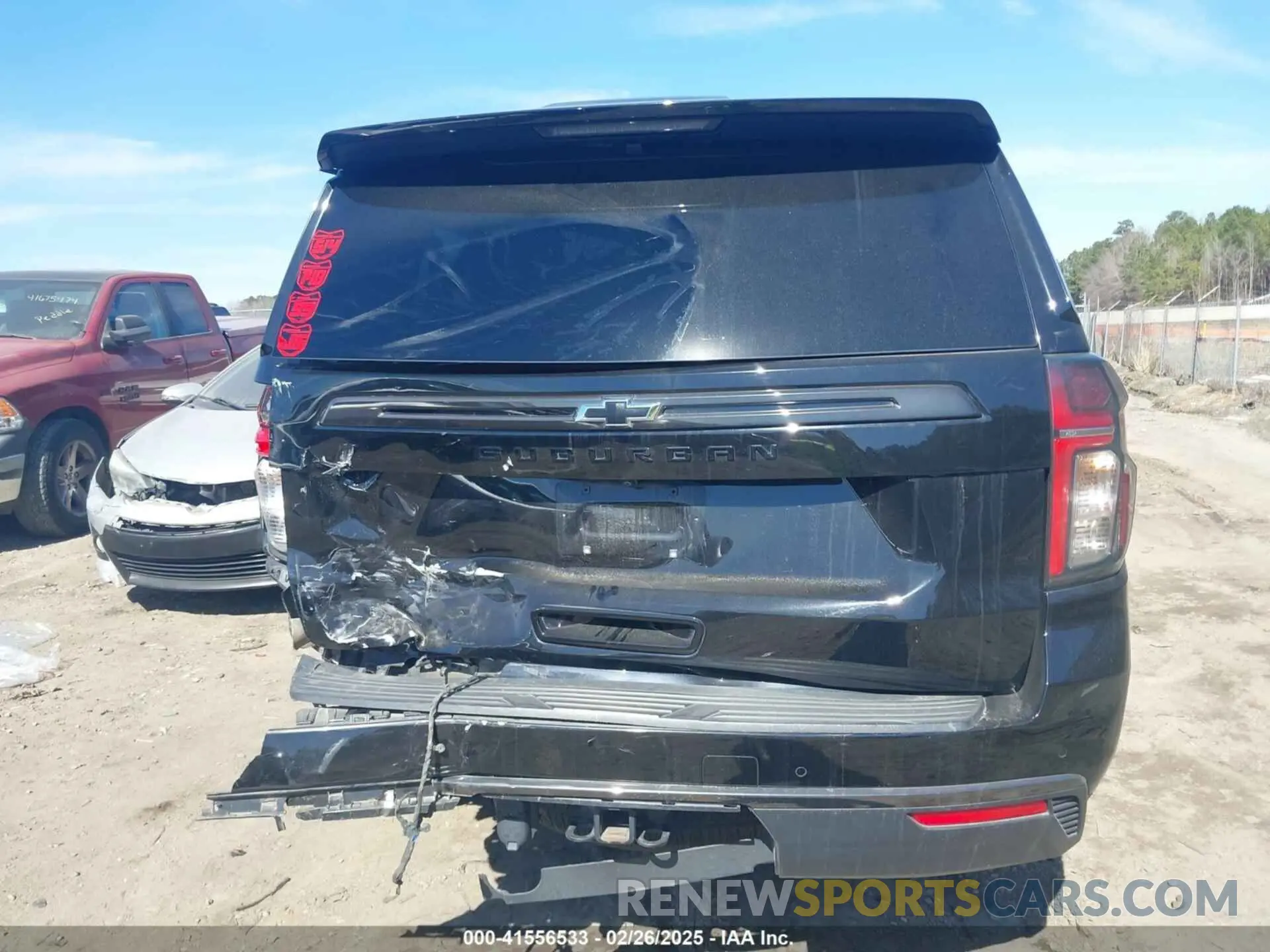 17 fotografías del automóvil dañado 1GNSKDKD5NR110949 CHEVROLET SUBURBAN 2022