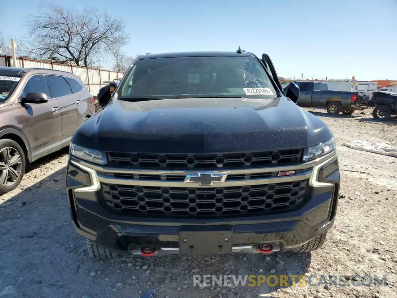 5 fotografías del automóvil dañado 1GNSKDKD7NR251053 CHEVROLET SUBURBAN 2022