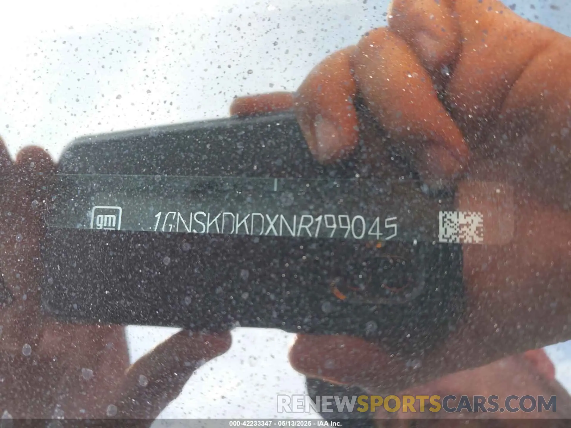 9 fotografías del automóvil dañado 1GNSKDKDXNR199045 CHEVROLET SUBURBAN 2022