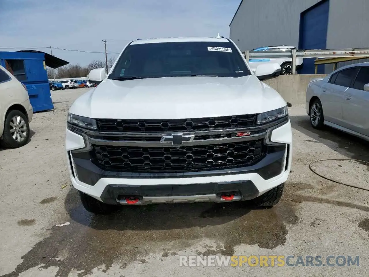 5 fotografías del automóvil dañado 1GNSKDKL3NR304015 CHEVROLET SUBURBAN 2022