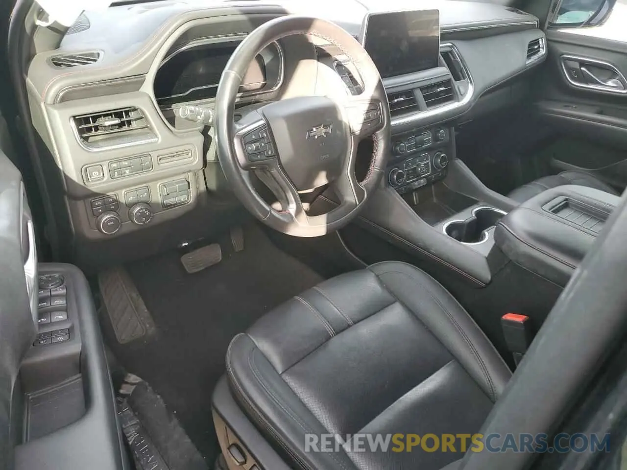 8 fotografías del automóvil dañado 1GNSKEKD0NR100738 CHEVROLET SUBURBAN 2022
