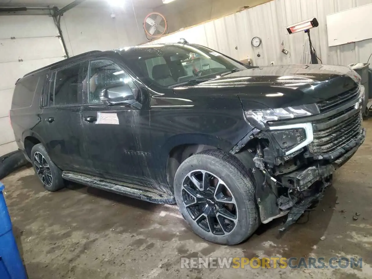 4 fotografías del automóvil dañado 1GNSKEKD8NR299232 CHEVROLET SUBURBAN 2022