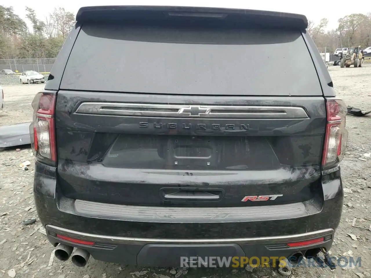 6 fotografías del automóvil dañado 1GNSKEKL0NR282092 CHEVROLET SUBURBAN 2022