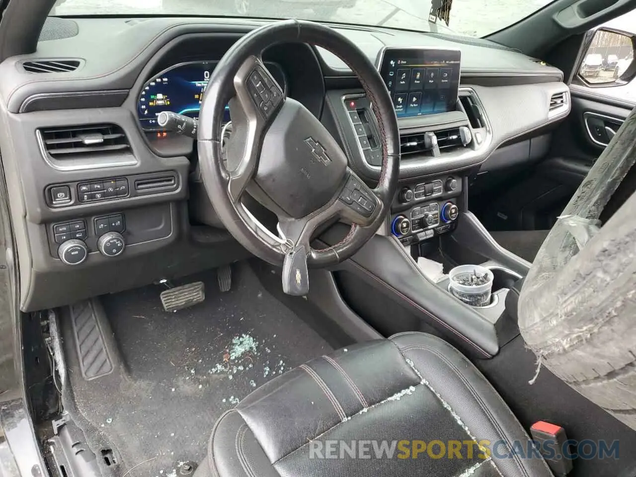8 fotografías del automóvil dañado 1GNSKEKL0NR282092 CHEVROLET SUBURBAN 2022