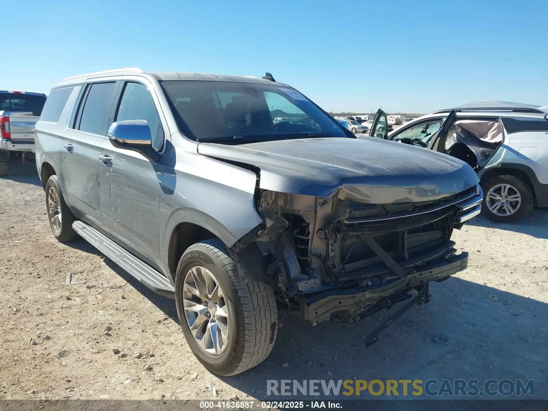 1 fotografías del automóvil dañado 1GNSKFKD0NR185277 CHEVROLET SUBURBAN 2022