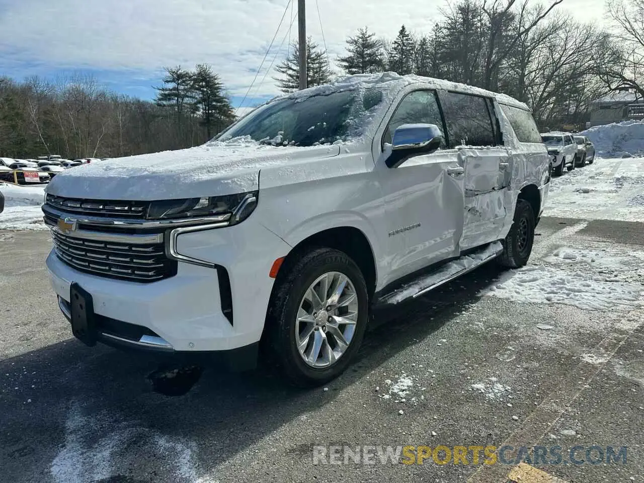 1 fotografías del automóvil dañado 1GNSKFKD0NR189734 CHEVROLET SUBURBAN 2022