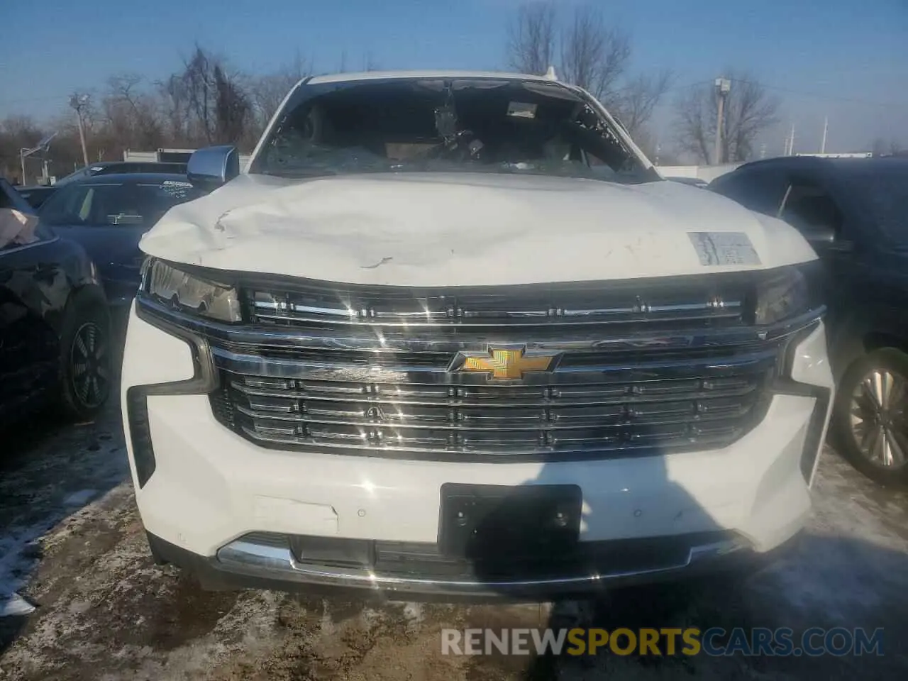 5 fotografías del automóvil dañado 1GNSKFKD5NR190281 CHEVROLET SUBURBAN 2022