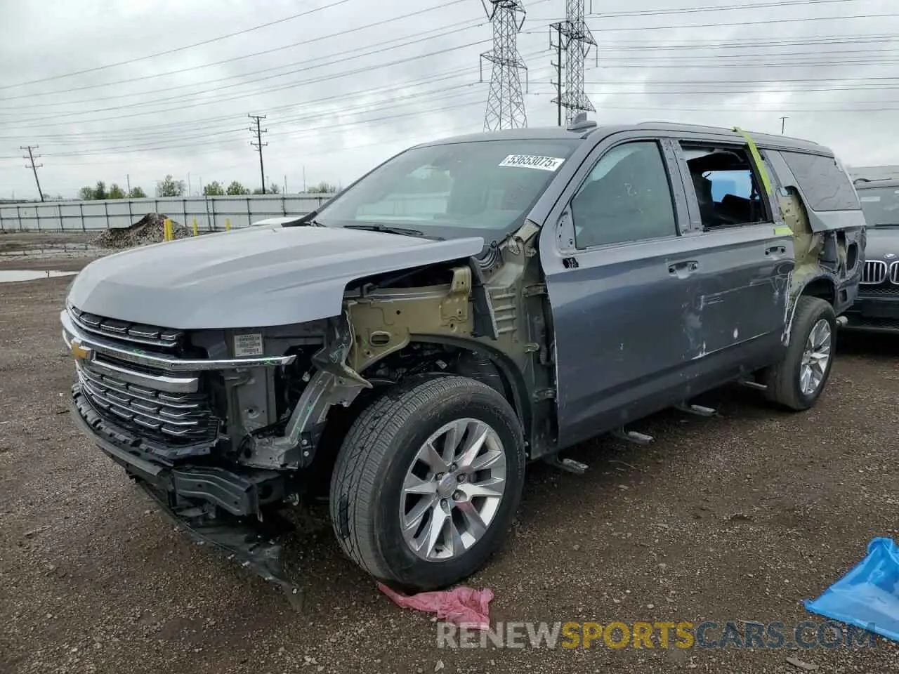 1 fotografías del automóvil dañado 1GNSKFKD9NR209544 CHEVROLET SUBURBAN 2022
