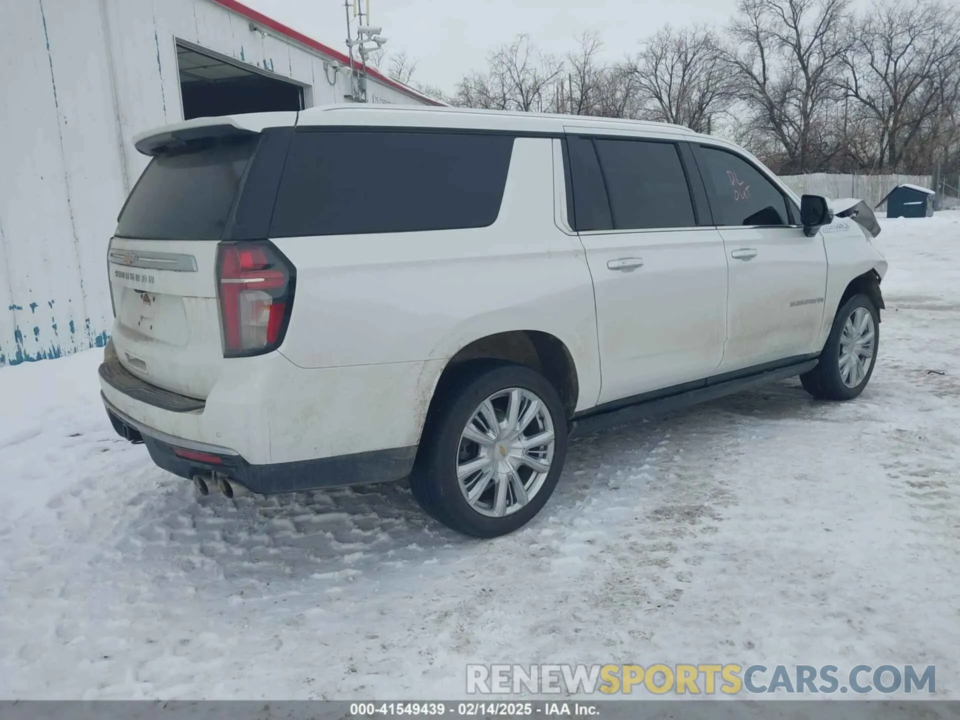 4 fotografías del automóvil dañado 1GNSKGKLXNR151036 CHEVROLET SUBURBAN 2022