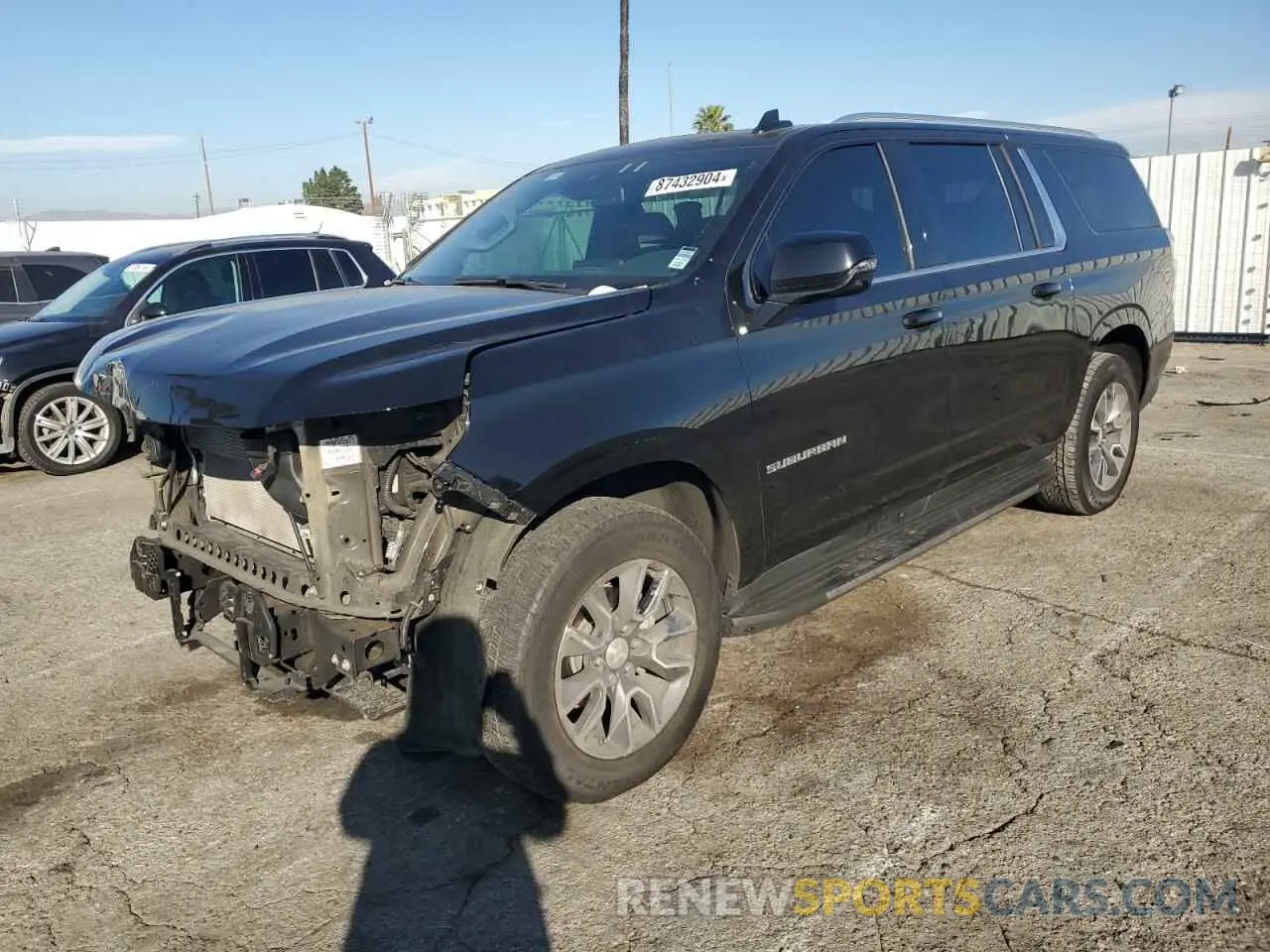 1 fotografías del automóvil dañado 1GNSCCKD1PR124986 CHEVROLET SUBURBAN 2023