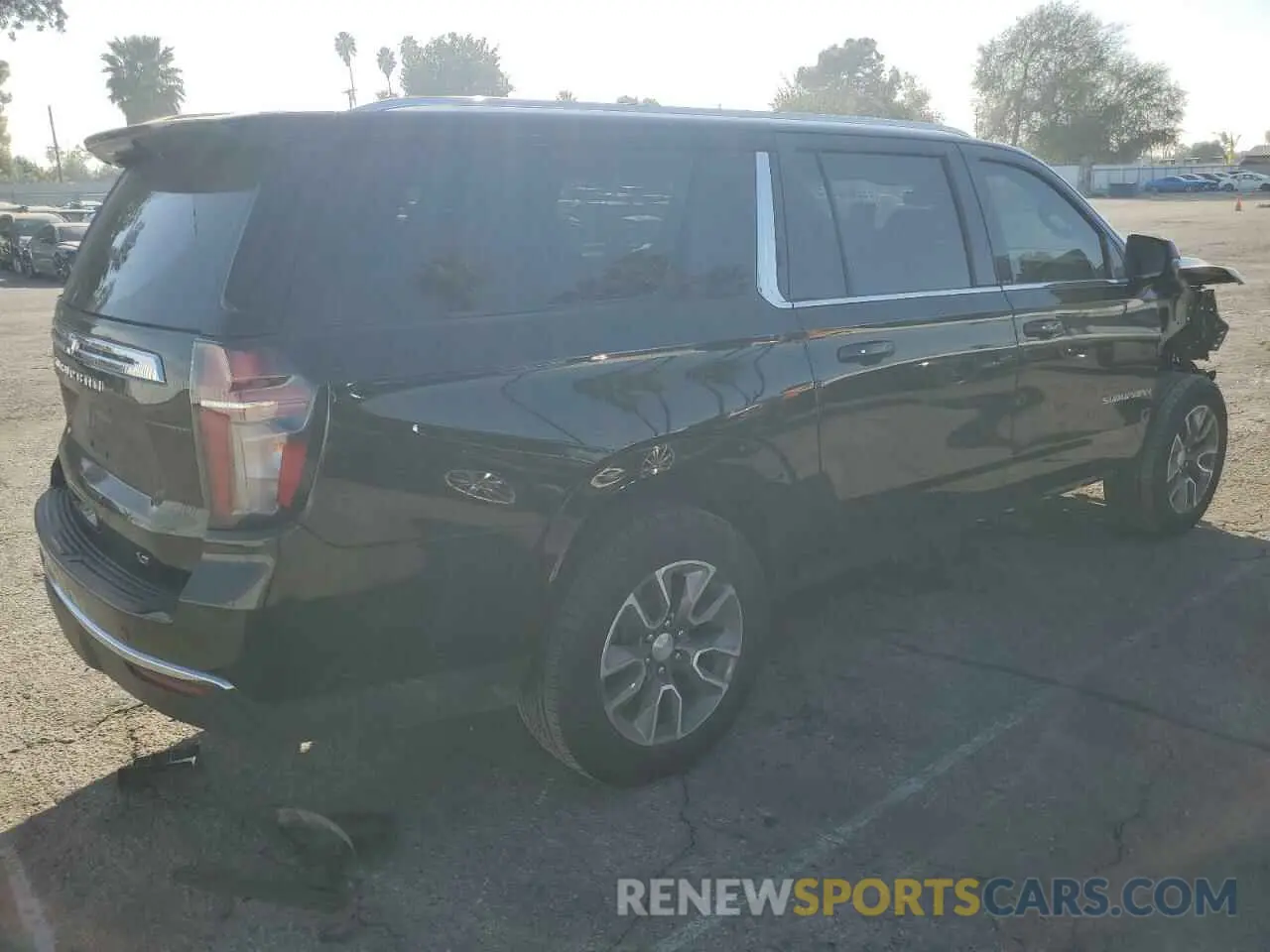 3 fotografías del automóvil dañado 1GNSCCKD1PR124986 CHEVROLET SUBURBAN 2023