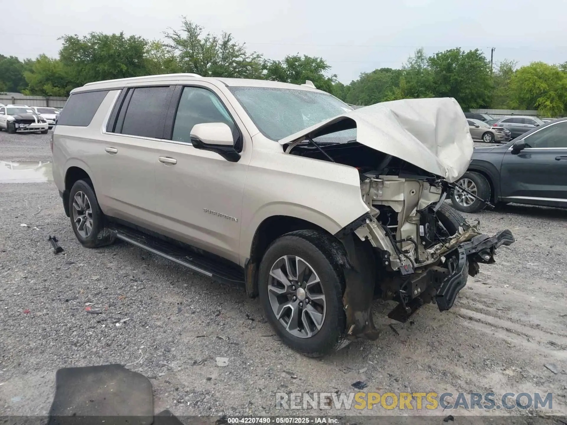 1 fotografías del automóvil dañado 1GNSCCKD2PR170276 CHEVROLET SUBURBAN 2023