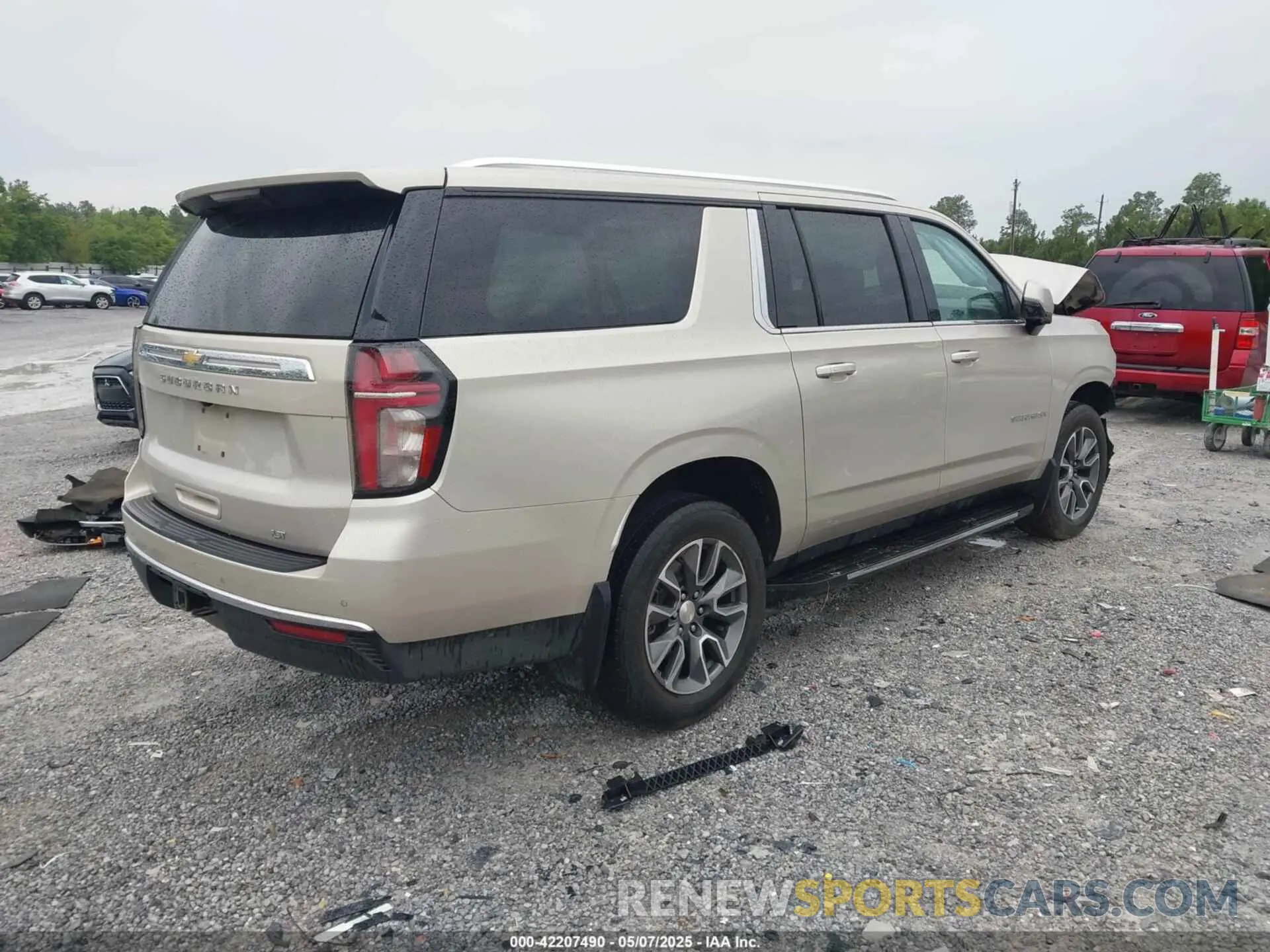4 fotografías del automóvil dañado 1GNSCCKD2PR170276 CHEVROLET SUBURBAN 2023