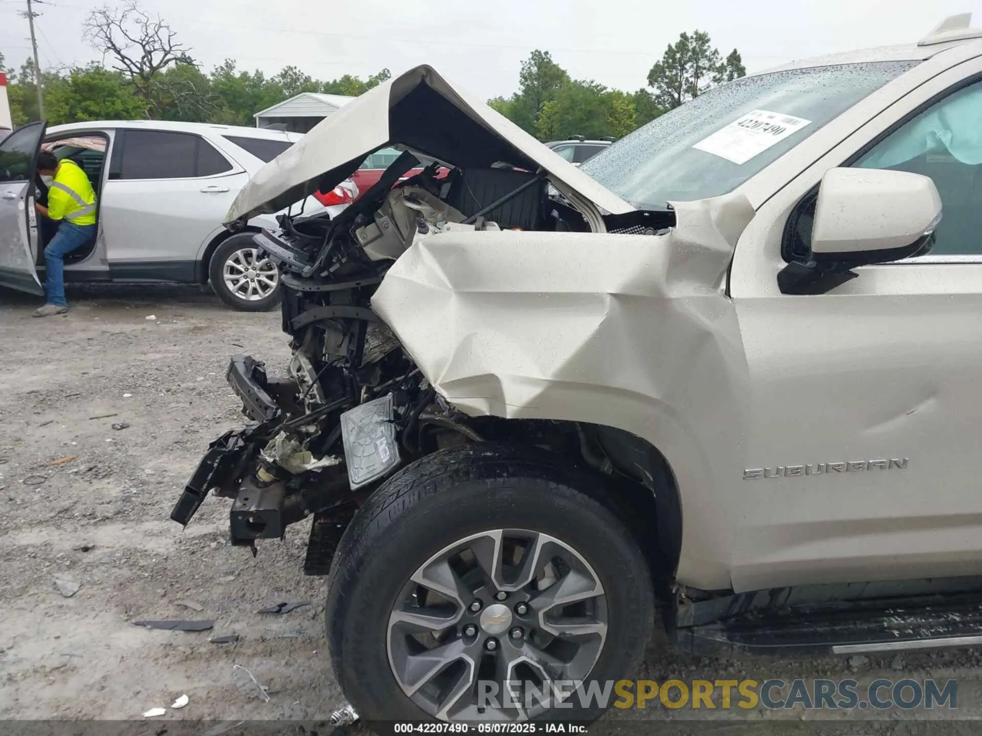 6 fotografías del automóvil dañado 1GNSCCKD2PR170276 CHEVROLET SUBURBAN 2023