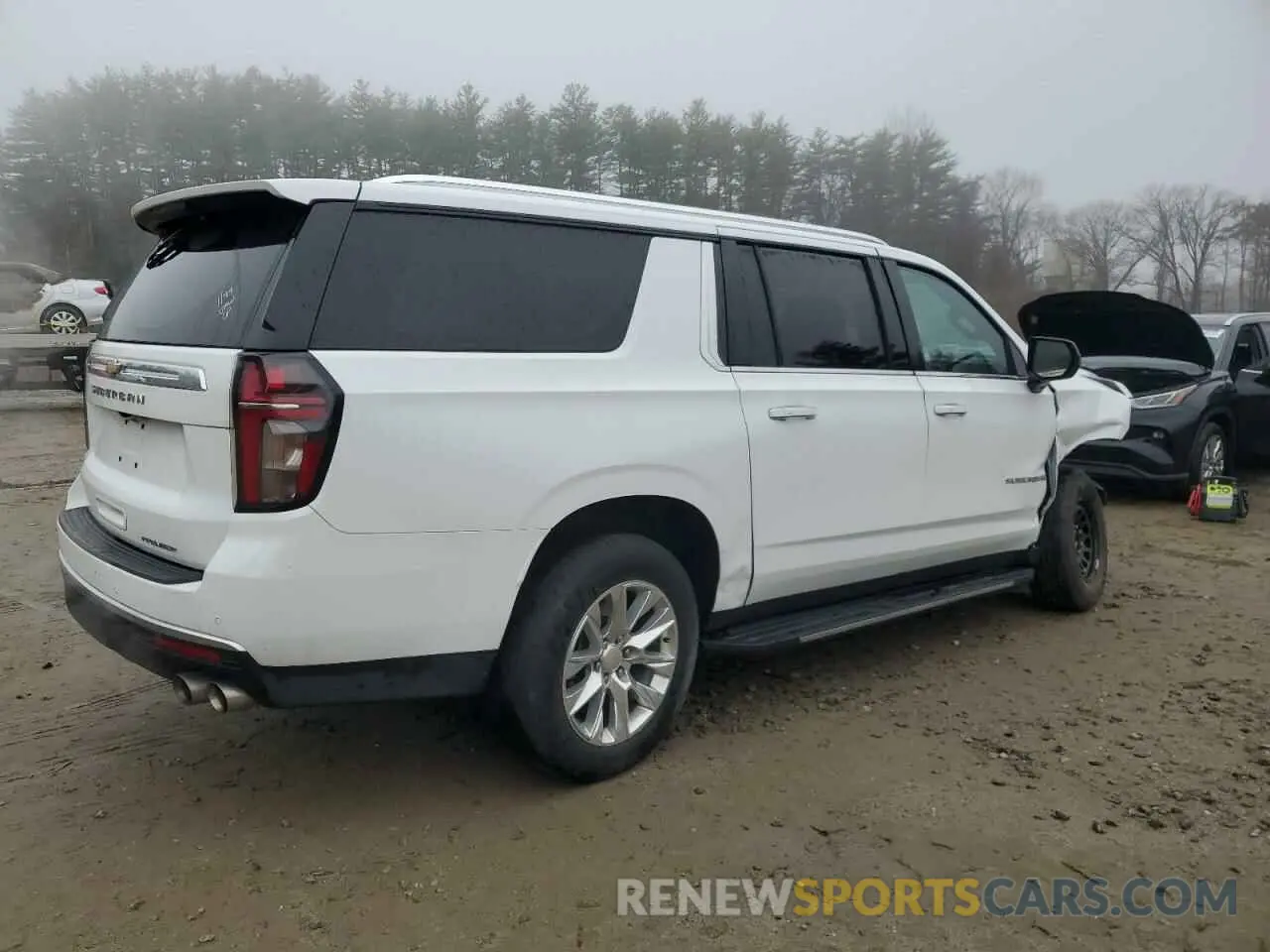 3 fotografías del automóvil dañado 1GNSCFKDXPR544957 CHEVROLET SUBURBAN 2023