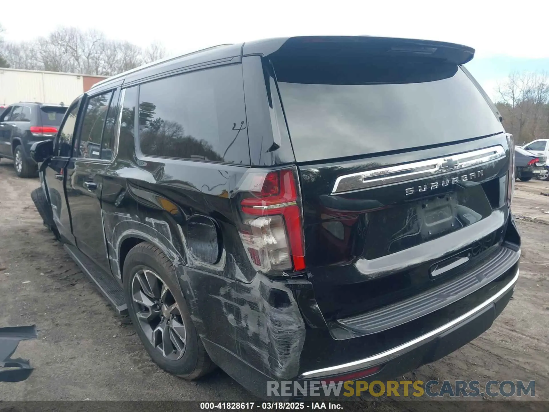 3 fotografías del automóvil dañado 1GNSKBKD7PR110930 CHEVROLET SUBURBAN 2023