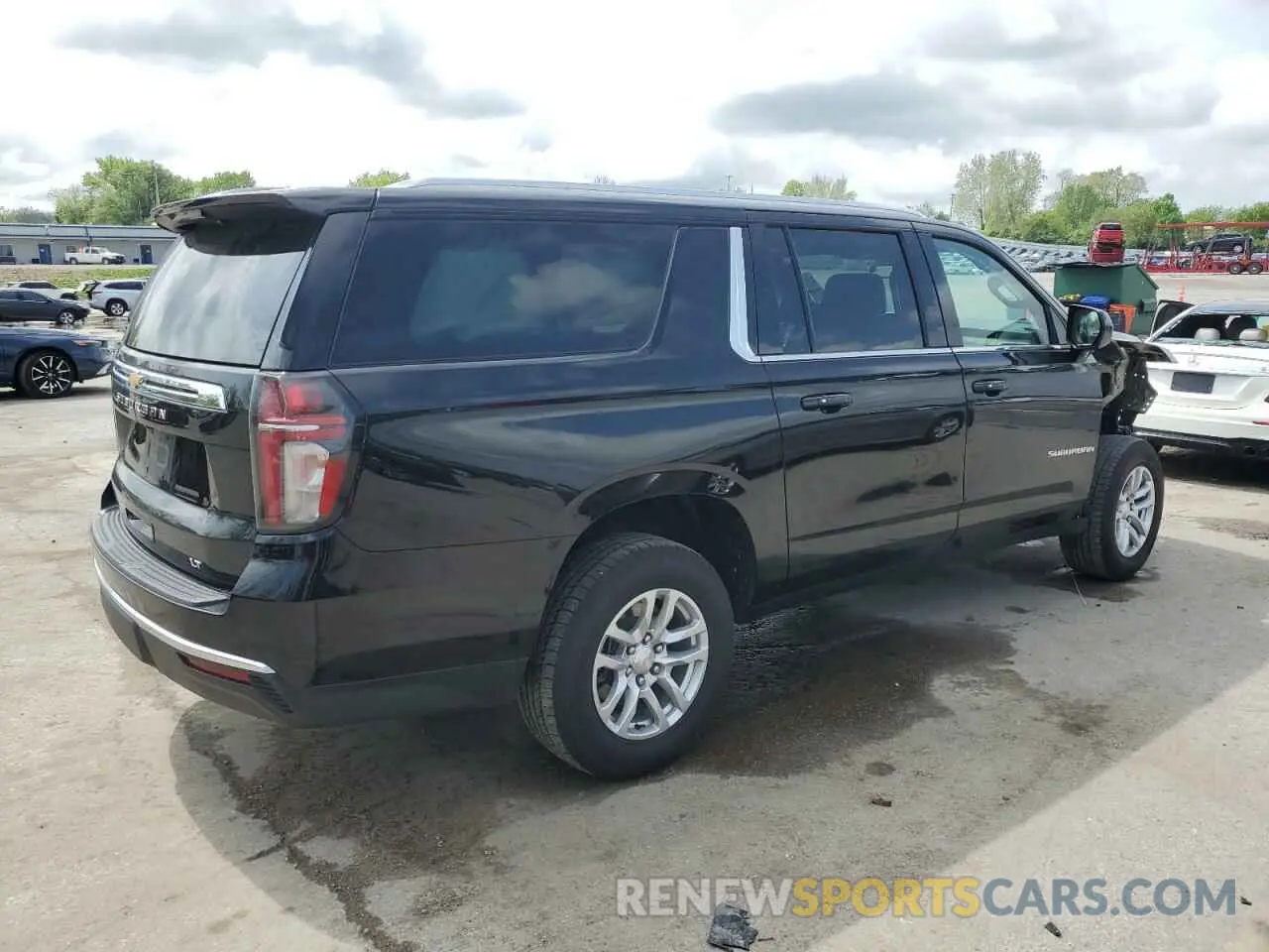 3 fotografías del automóvil dañado 1GNSKCKD2PR131240 CHEVROLET SUBURBAN 2023