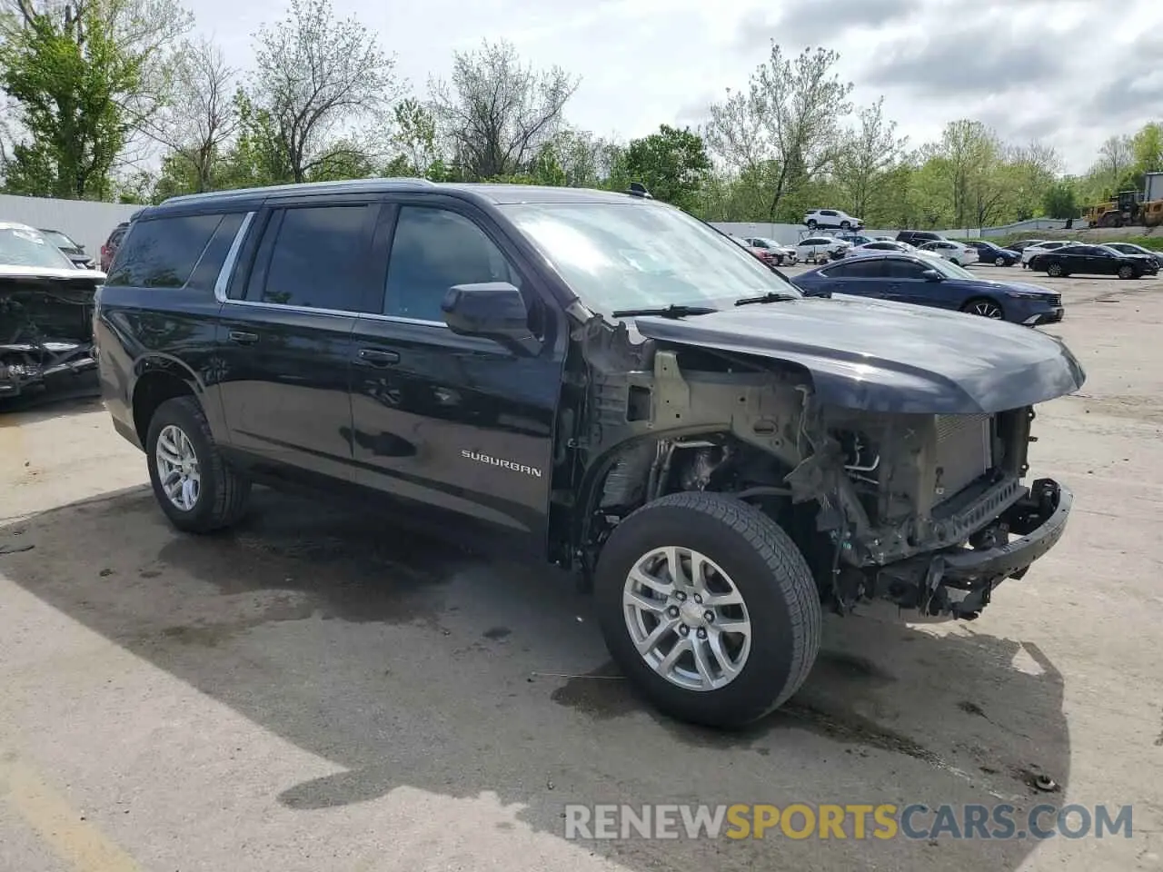 4 fotografías del automóvil dañado 1GNSKCKD2PR131240 CHEVROLET SUBURBAN 2023