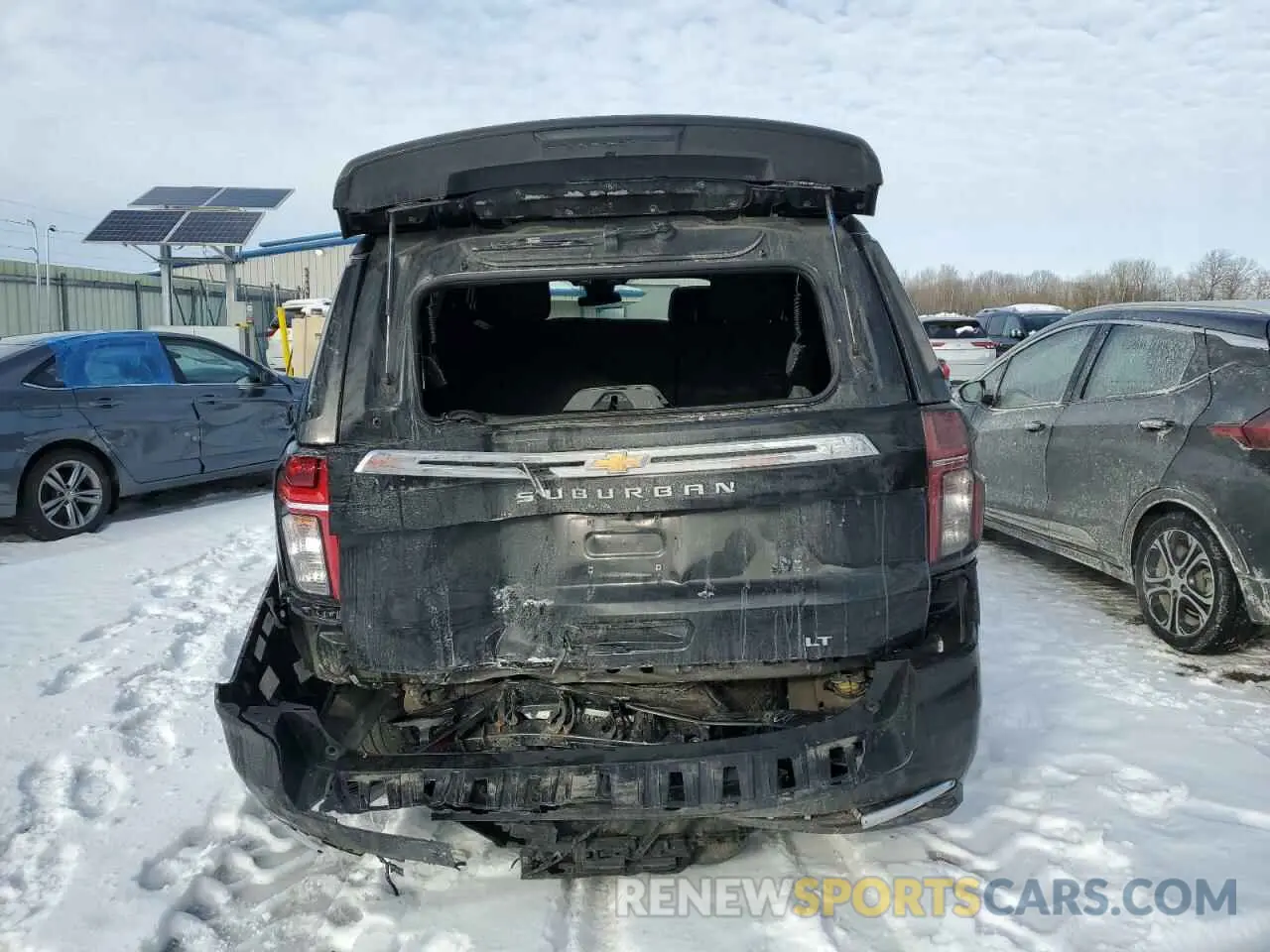 6 fotografías del automóvil dañado 1GNSKCKD4PR332623 CHEVROLET SUBURBAN 2023