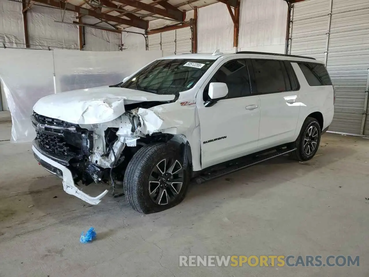 1 fotografías del automóvil dañado 1GNSKDKDXPR402129 CHEVROLET SUBURBAN 2023