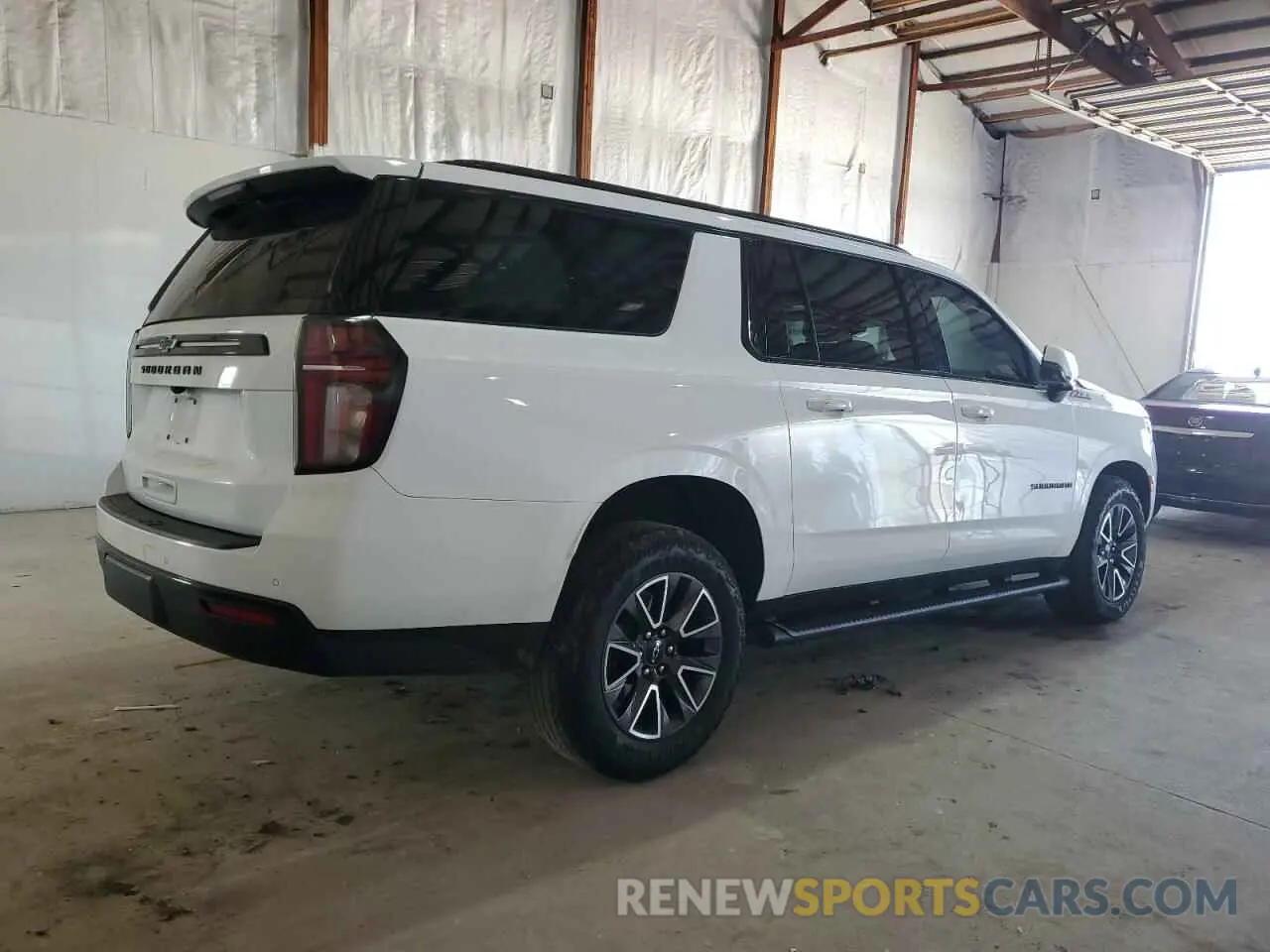 3 fotografías del automóvil dañado 1GNSKDKDXPR402129 CHEVROLET SUBURBAN 2023