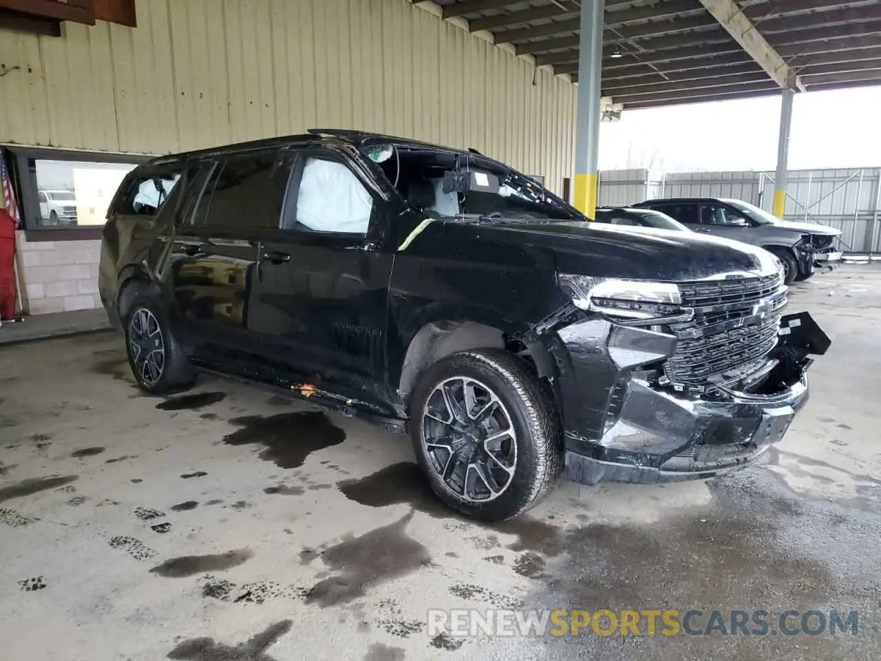 4 fotografías del automóvil dañado 1GNSKEKD0PR533494 CHEVROLET SUBURBAN 2023