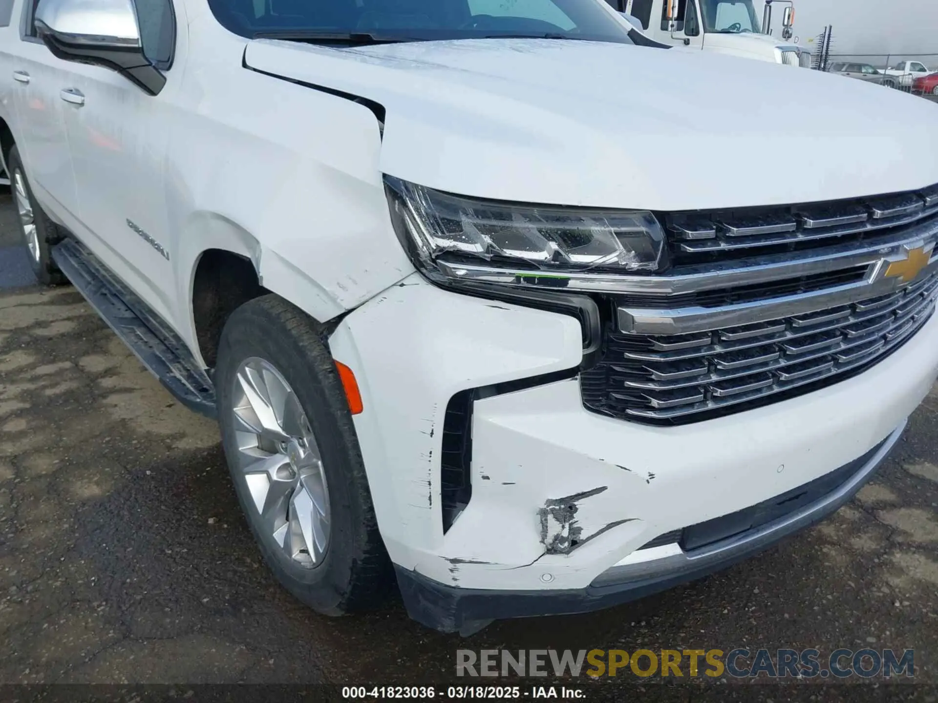 6 fotografías del automóvil dañado 1GNSKFKD1PR253914 CHEVROLET SUBURBAN 2023