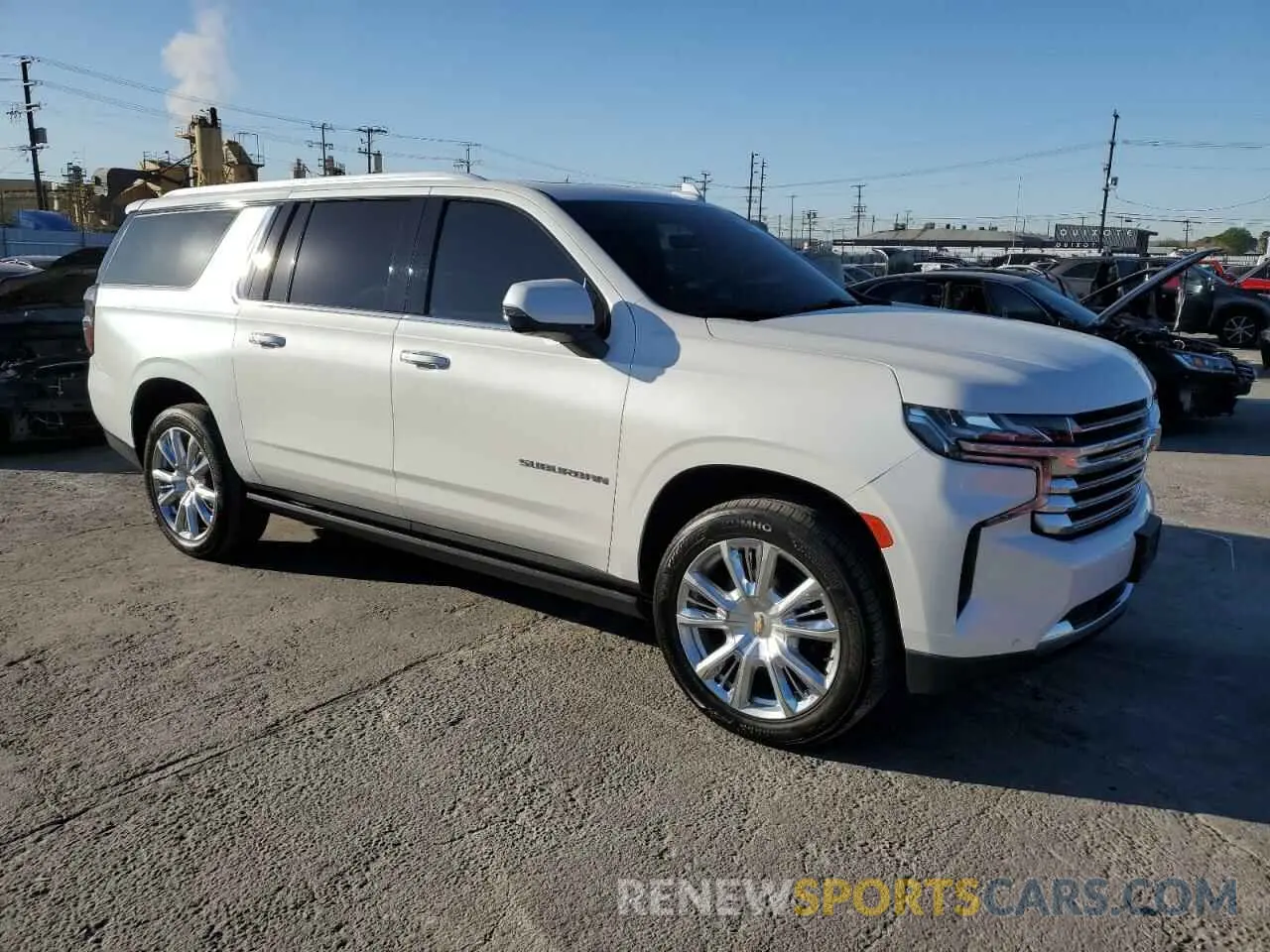 4 fotografías del automóvil dañado 1GNSKGKLXPR107167 CHEVROLET SUBURBAN 2023