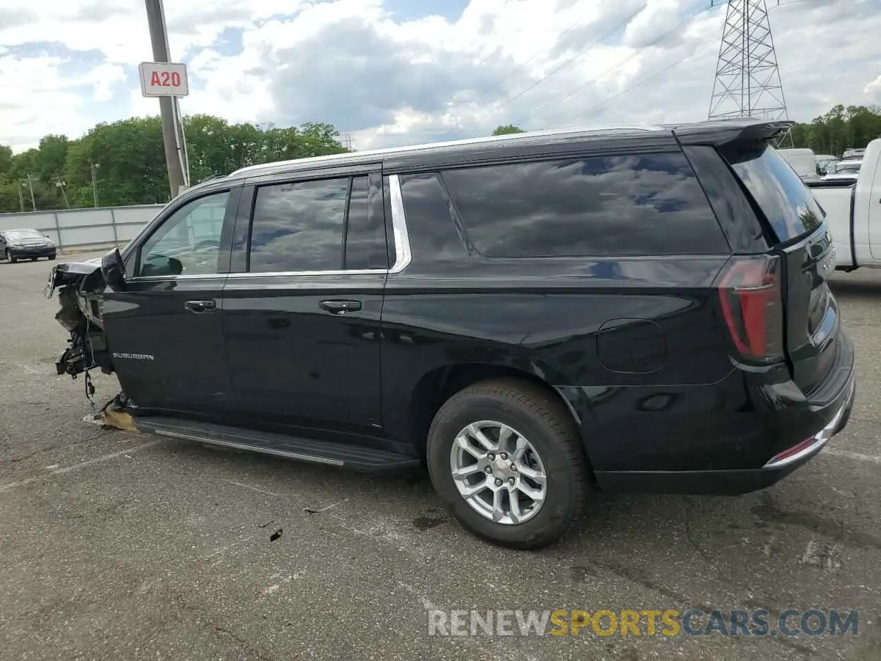 2 fotografías del automóvil dañado 1GNS6CRD6SR177897 CHEVROLET SUBURBAN 2025
