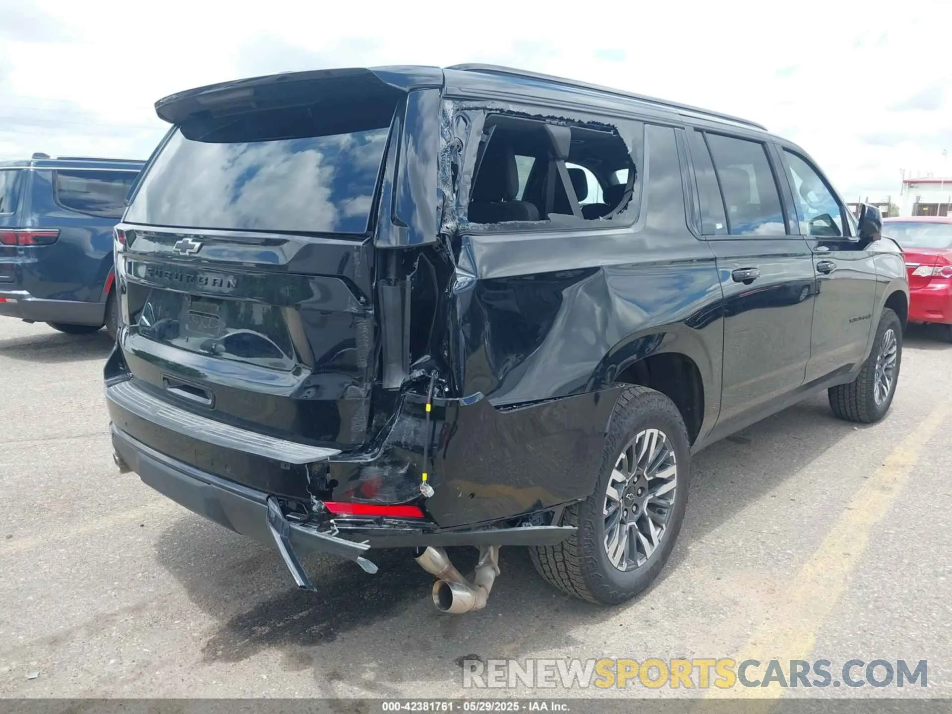 6 fotografías del automóvil dañado 1GNS6DRD3SR228259 CHEVROLET SUBURBAN 2025