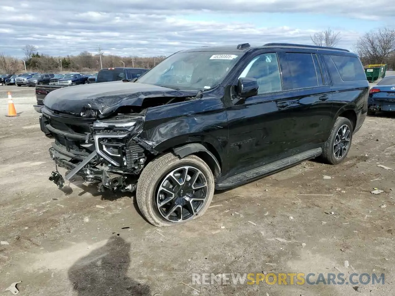 1 fotografías del automóvil dañado 1GNS6ERD0SR100843 CHEVROLET SUBURBAN 2025