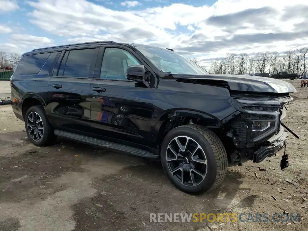 4 fotografías del automóvil dañado 1GNS6ERD0SR100843 CHEVROLET SUBURBAN 2025