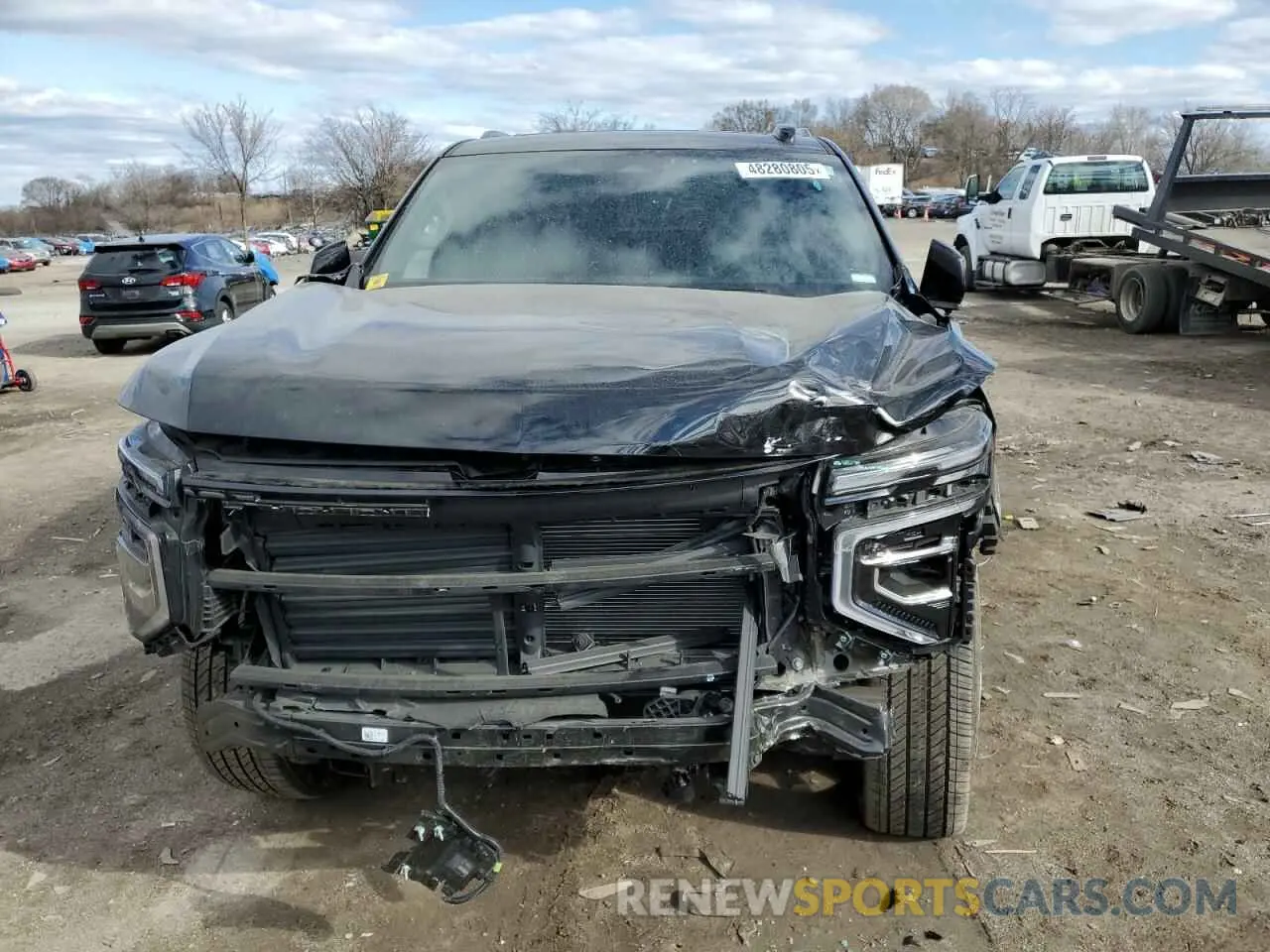 5 fotografías del automóvil dañado 1GNS6ERD0SR100843 CHEVROLET SUBURBAN 2025