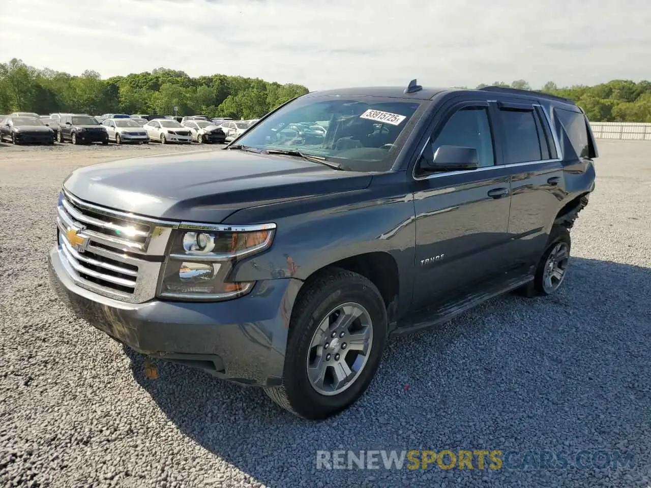 1 fotografías del automóvil dañado 1GNSCAKC9KR375548 CHEVROLET TAHOE 2019