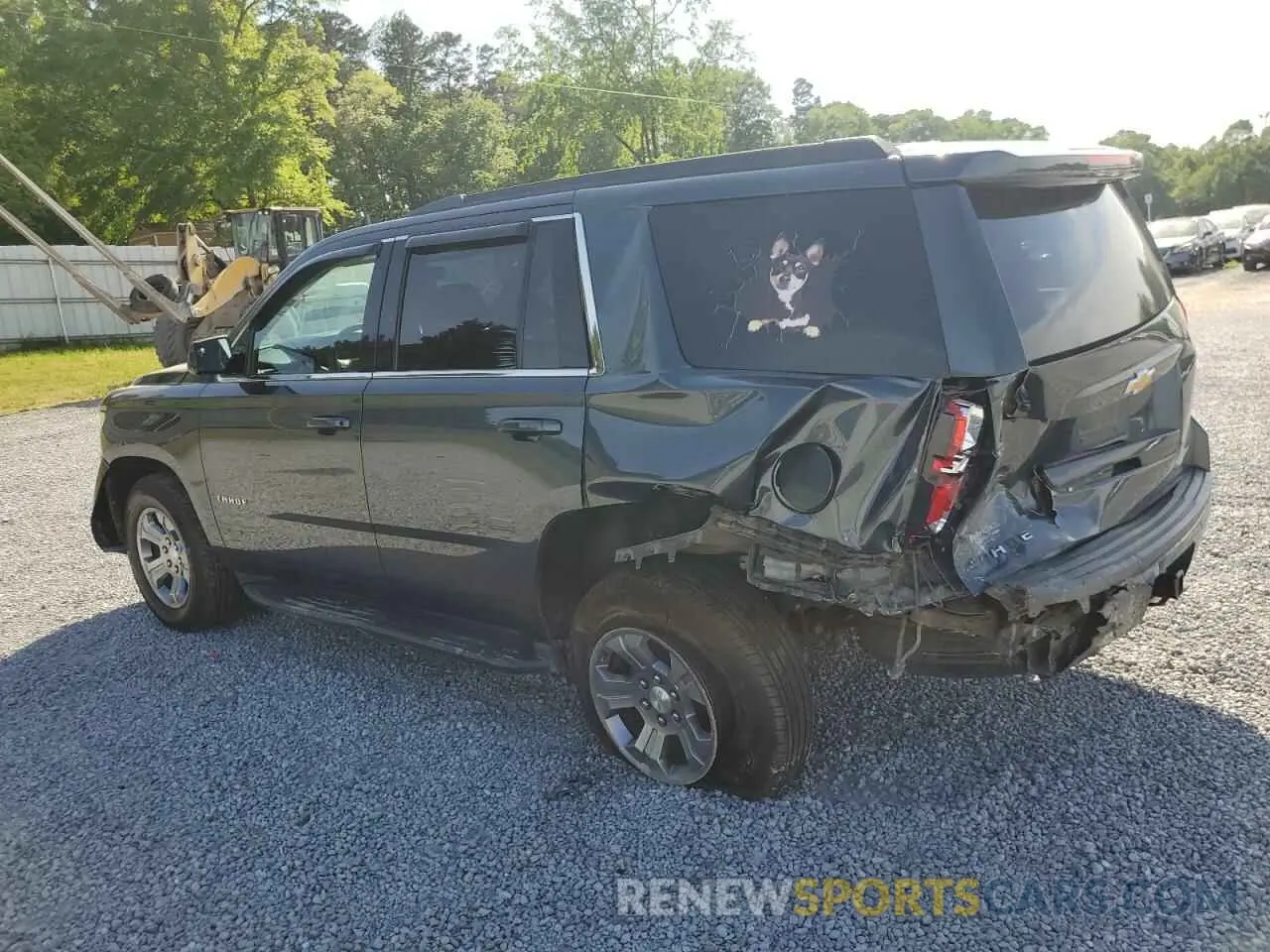 2 fotografías del automóvil dañado 1GNSCAKC9KR375548 CHEVROLET TAHOE 2019