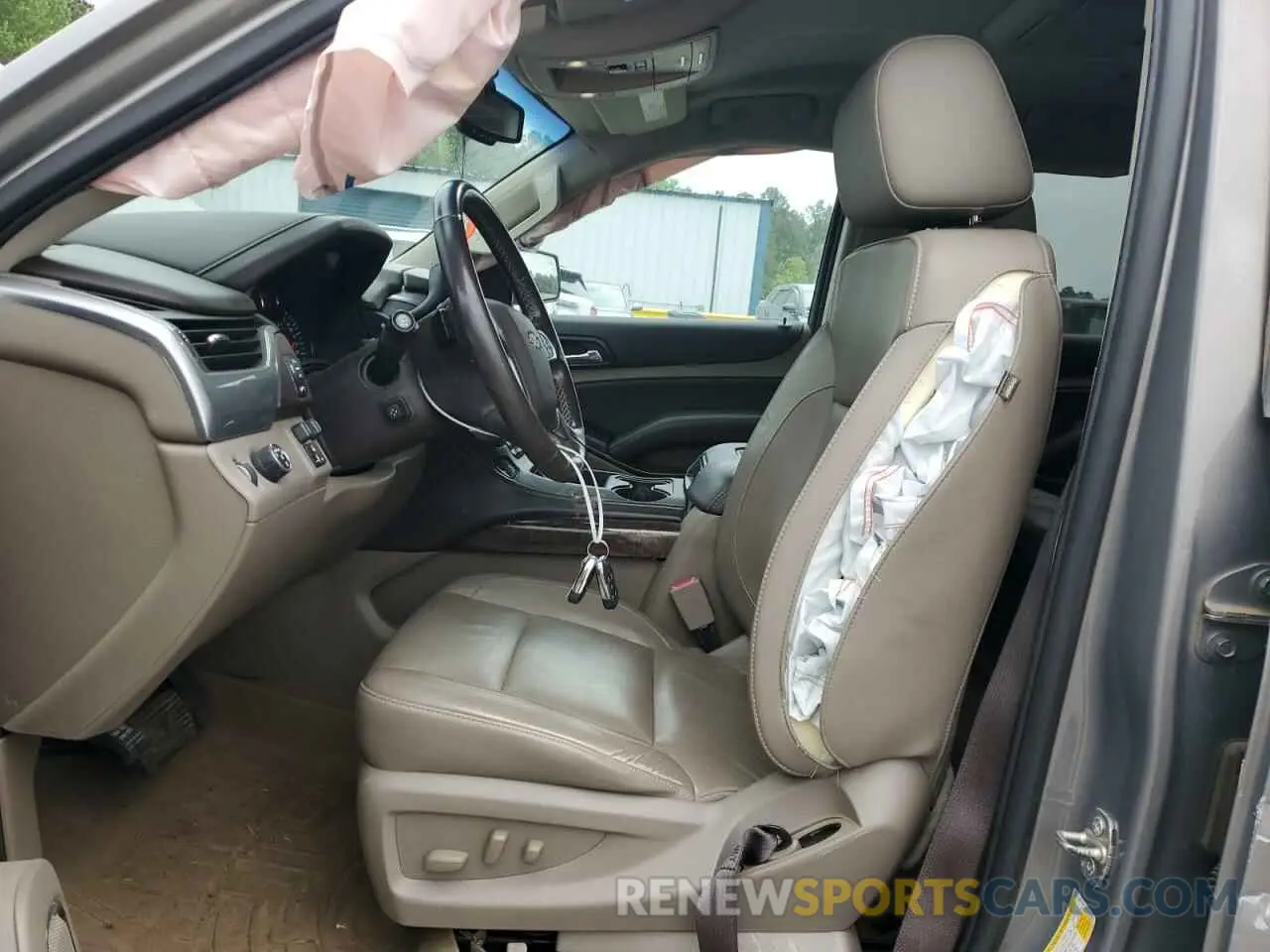 7 fotografías del automóvil dañado 1GNSCBKC1KR168030 CHEVROLET TAHOE 2019