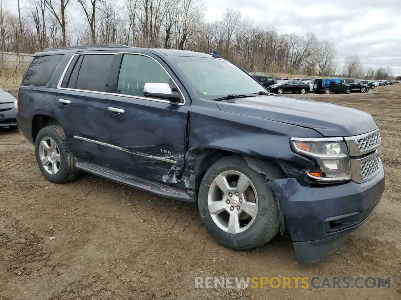 4 fotografías del automóvil dañado 1GNSCBKC6KR393012 CHEVROLET TAHOE 2019