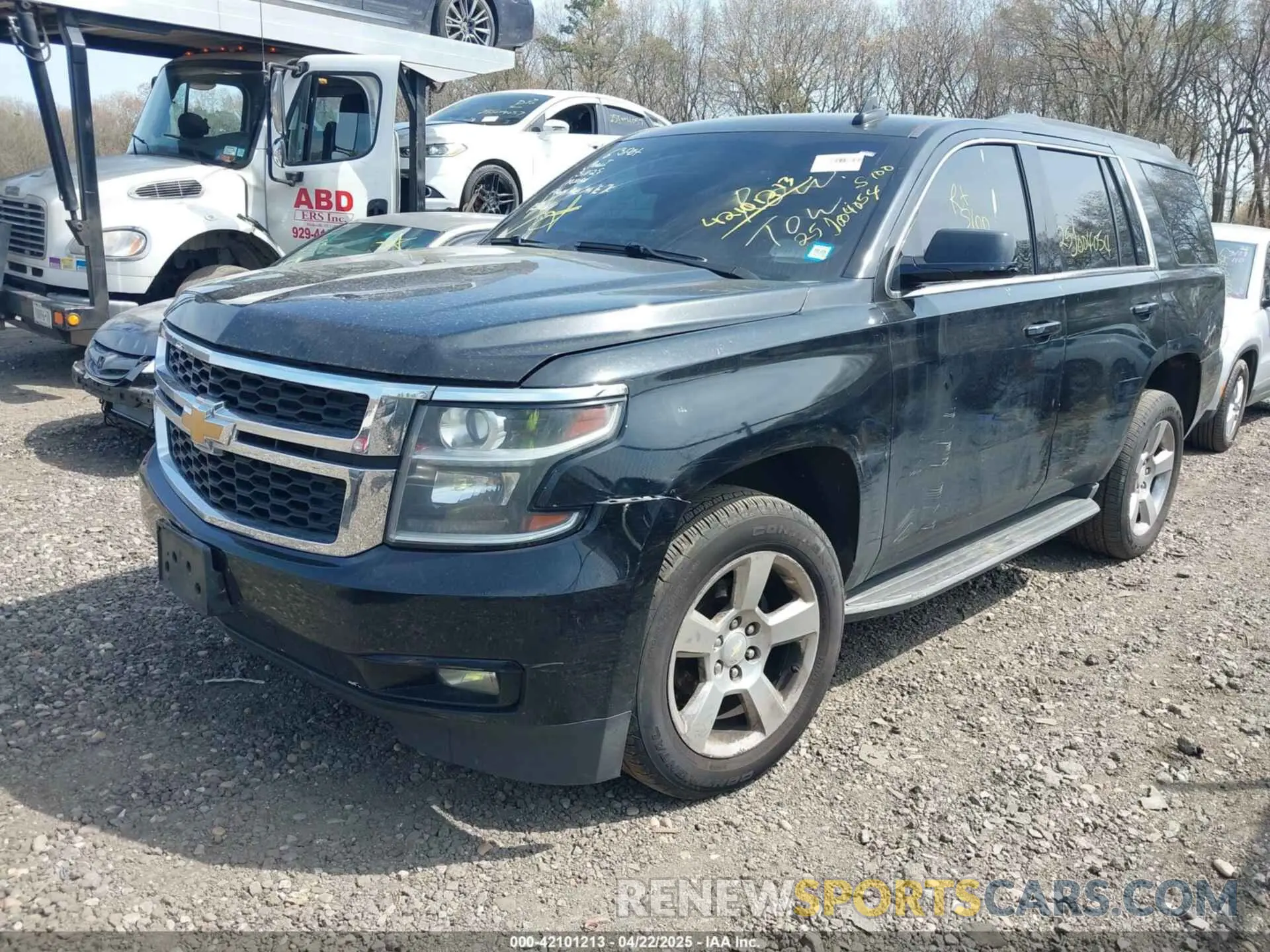 2 fotografías del automóvil dañado 1GNSKAKC3KR145054 CHEVROLET TAHOE 2019