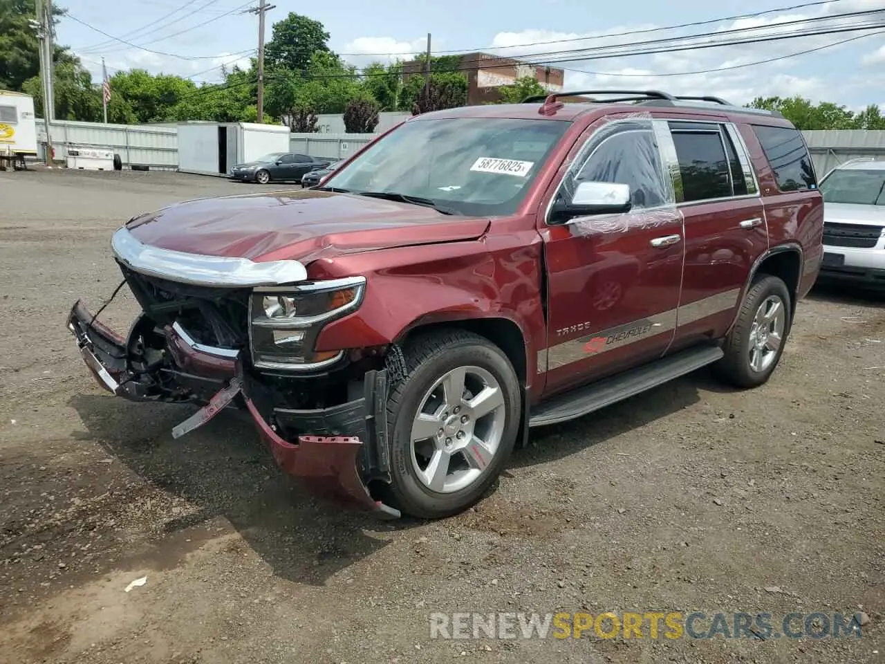 1 fotografías del automóvil dañado 1GNSKBKC0KR297105 CHEVROLET TAHOE 2019