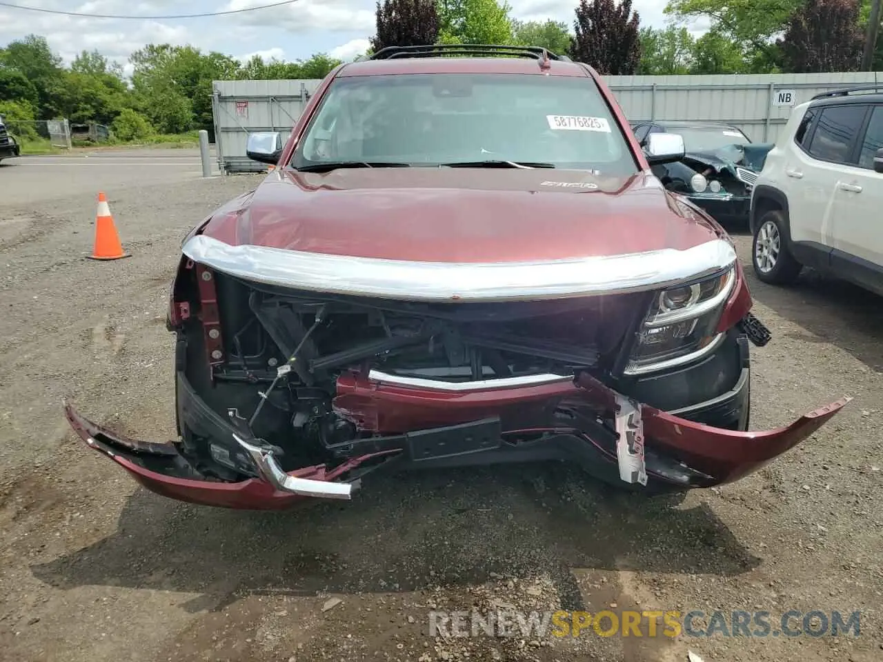 5 fotografías del automóvil dañado 1GNSKBKC0KR297105 CHEVROLET TAHOE 2019