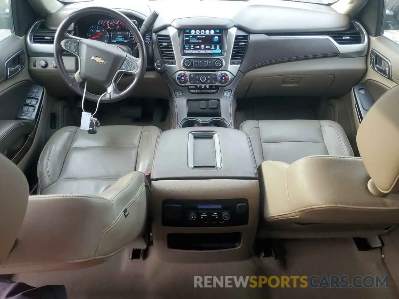 8 fotografías del automóvil dañado 1GNSKBKC2KR349527 CHEVROLET TAHOE 2019