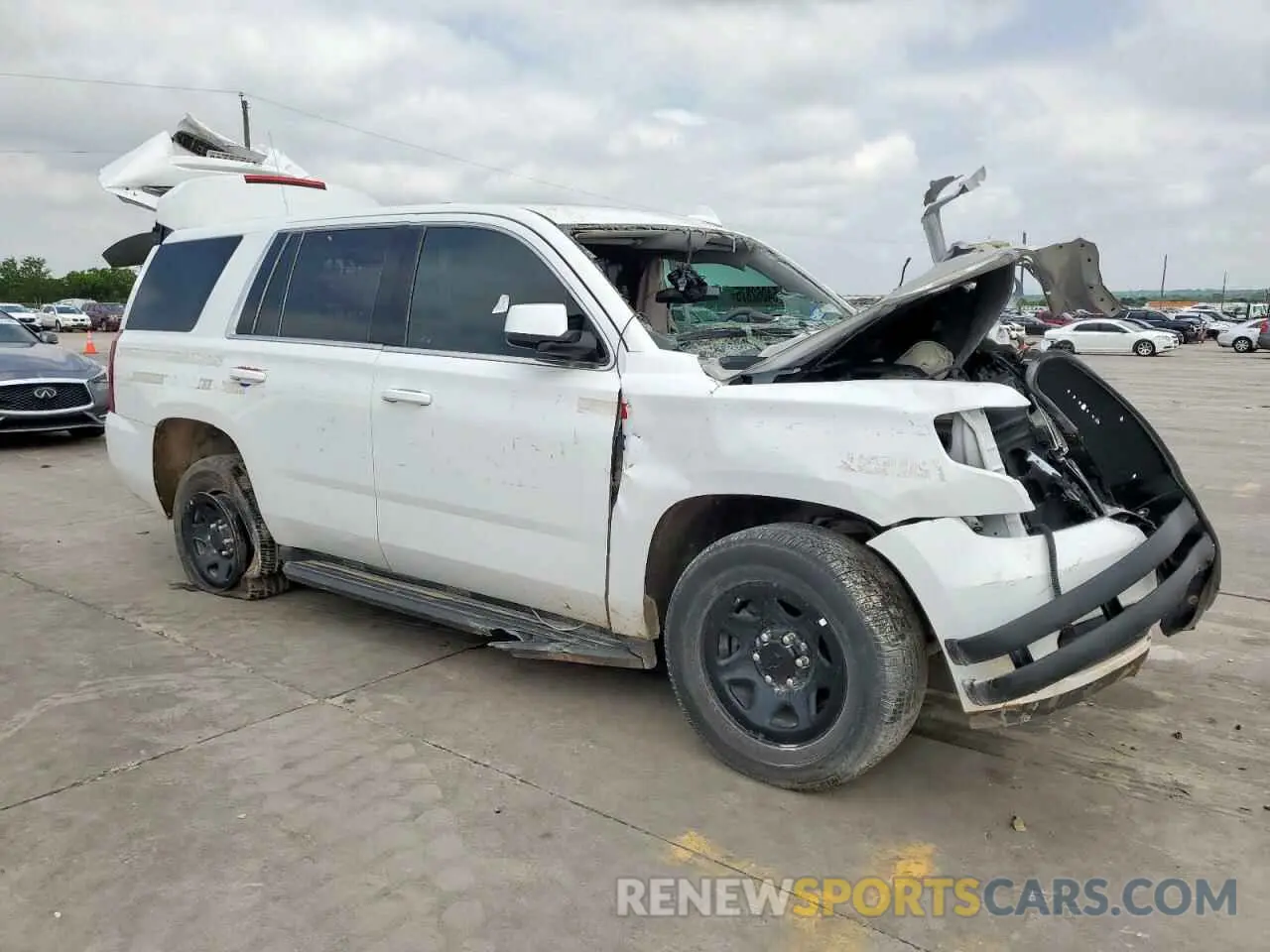 4 fotografías del automóvil dañado 1GNLCDEC3LR306163 CHEVROLET TAHOE 2020