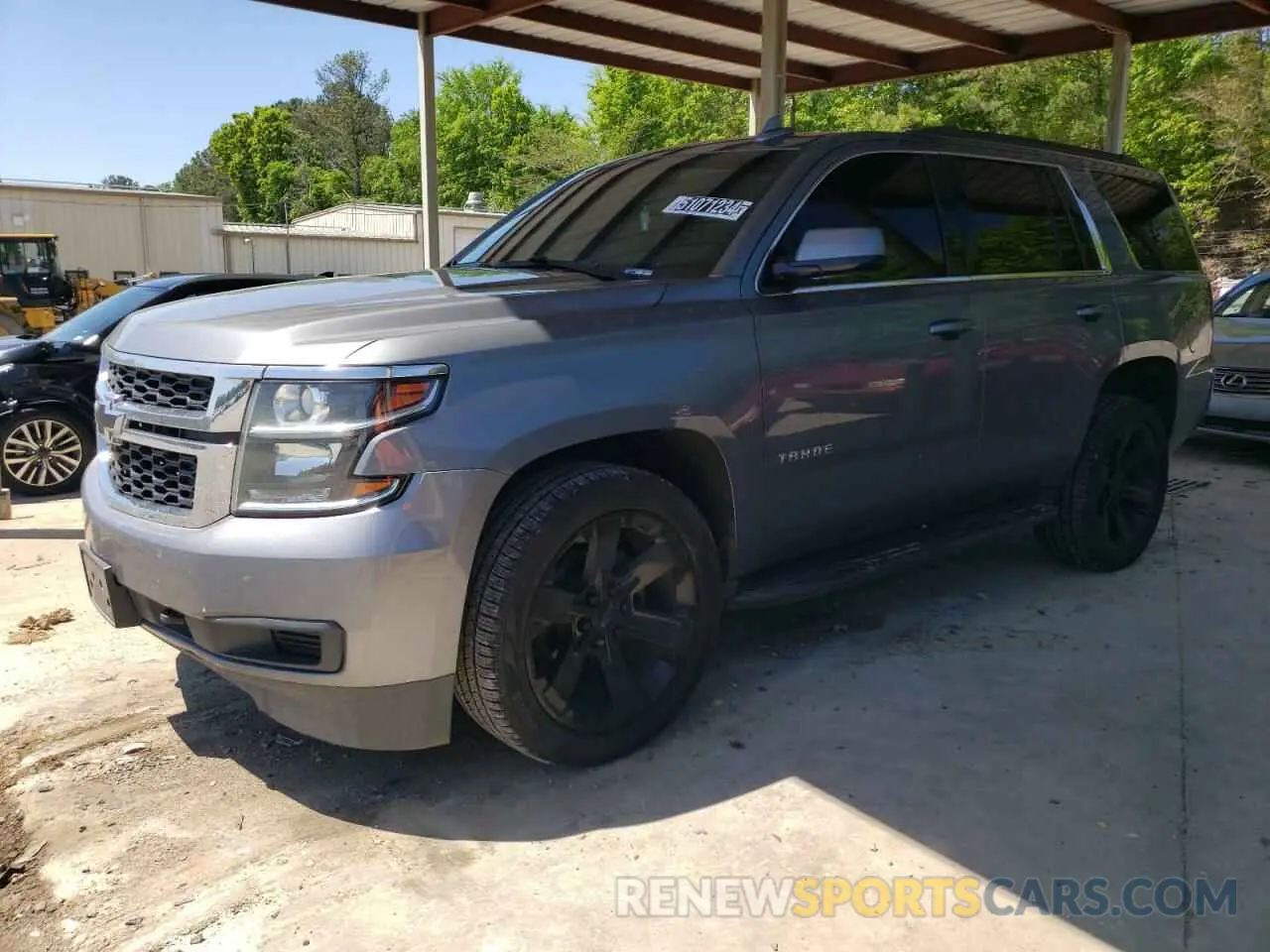 1 fotografías del automóvil dañado 1GNSCAKC7LR127428 CHEVROLET TAHOE 2020