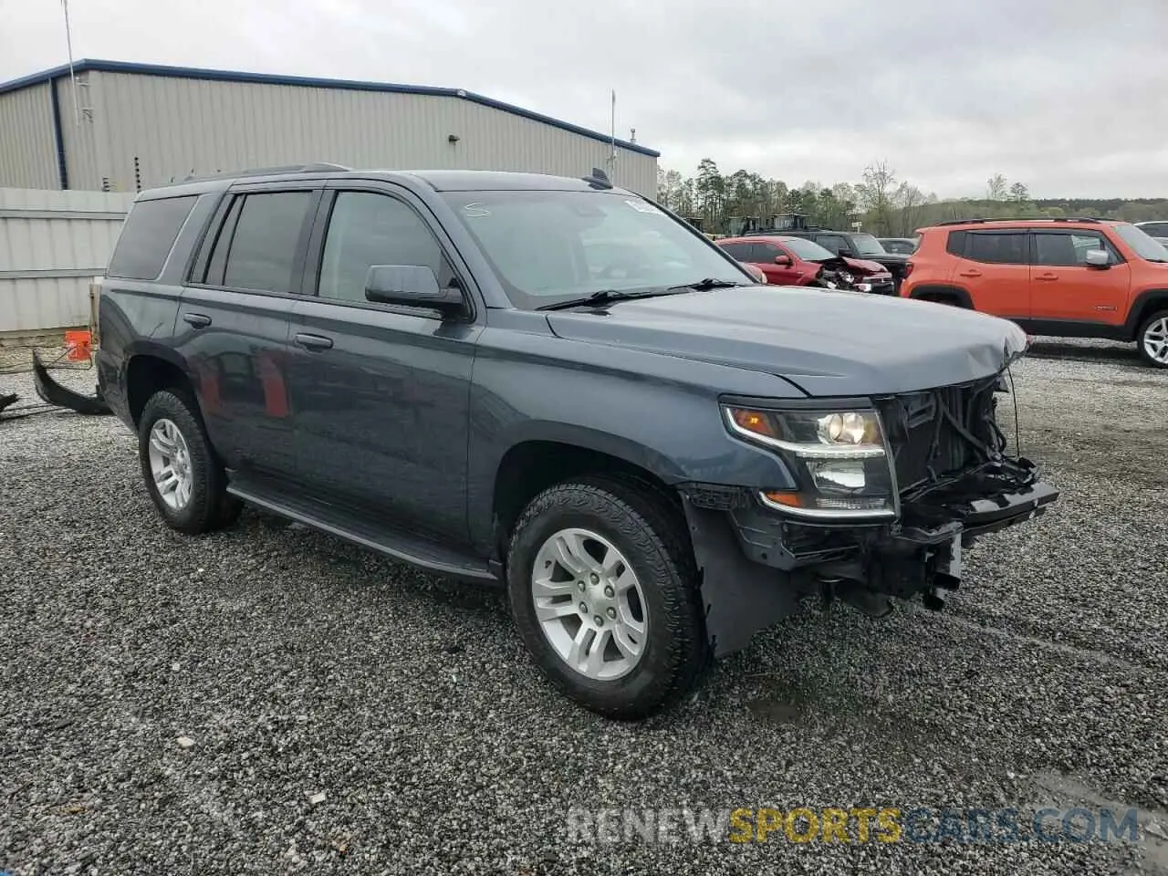 4 fotografías del automóvil dañado 1GNSCBKC2LR119582 CHEVROLET TAHOE 2020