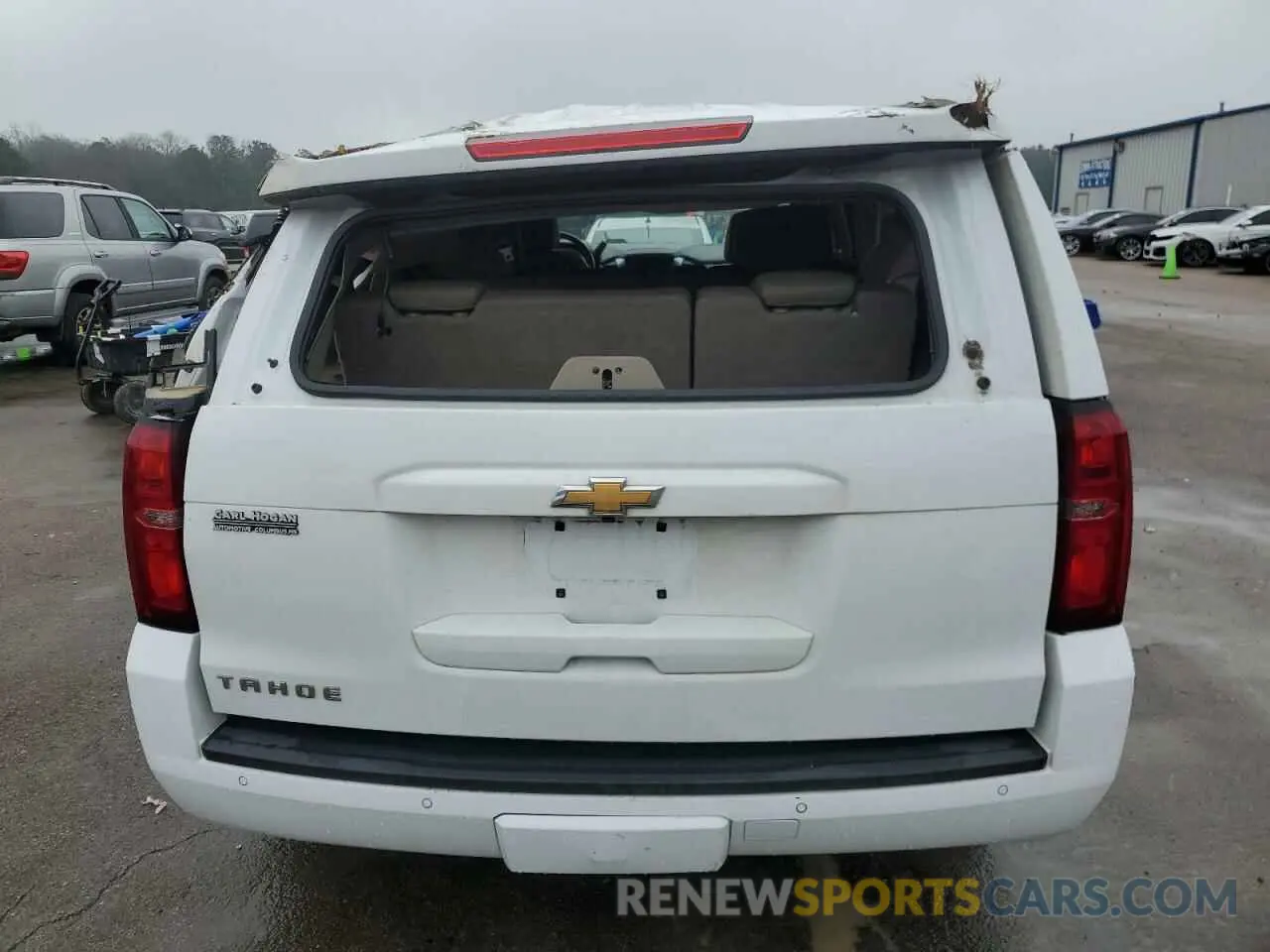 6 fotografías del automóvil dañado 1GNSKBKC1LR230885 CHEVROLET TAHOE 2020