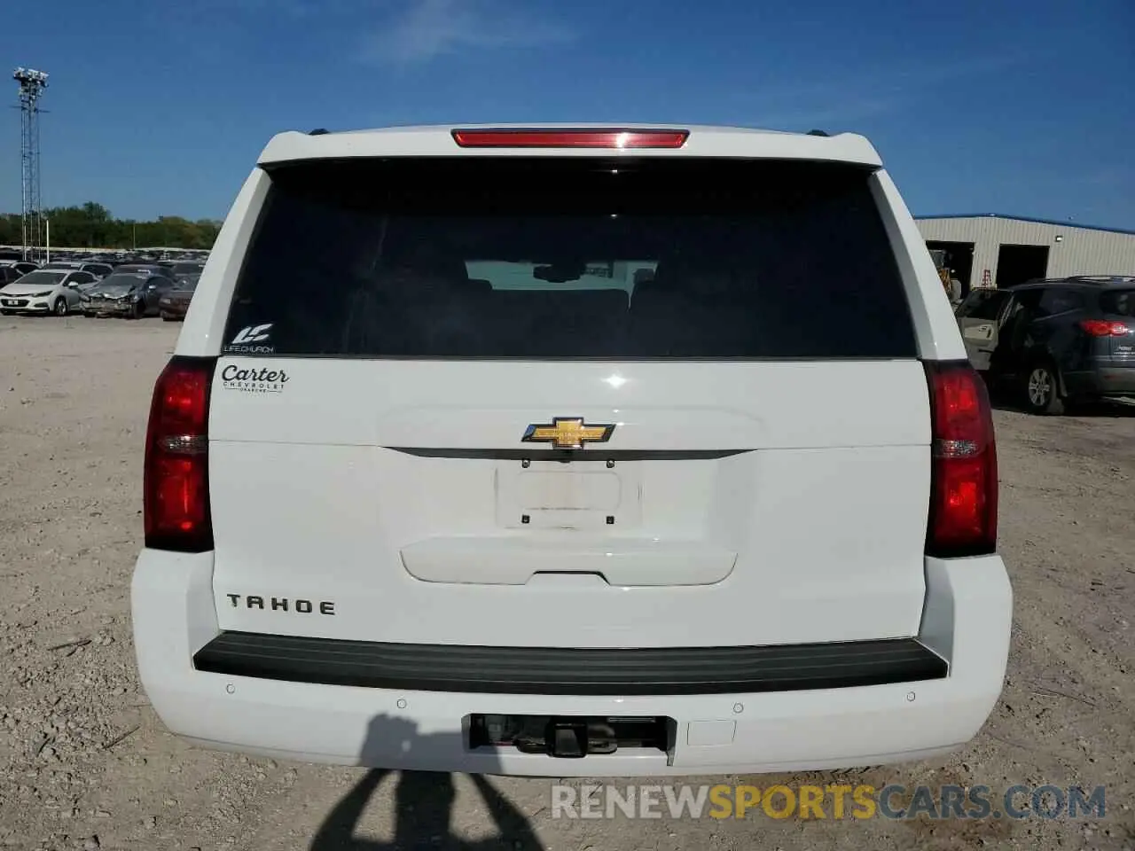 6 fotografías del automóvil dañado 1GNSKBKC7LR124845 CHEVROLET TAHOE 2020