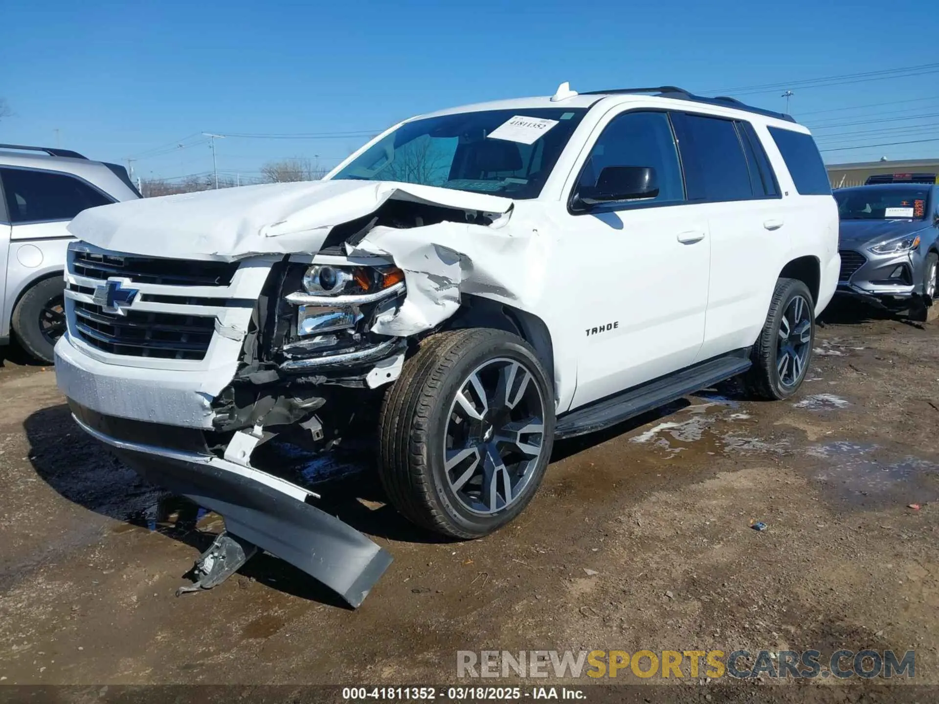 6 fotografías del automóvil dañado 1GNSKBKC8LR169132 CHEVROLET TAHOE 2020